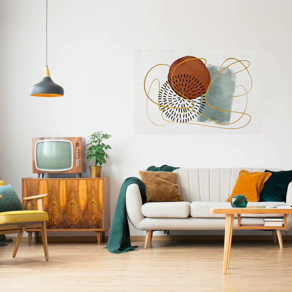 Affiche horizontale autocollante « WRAPED IN SHAPE »