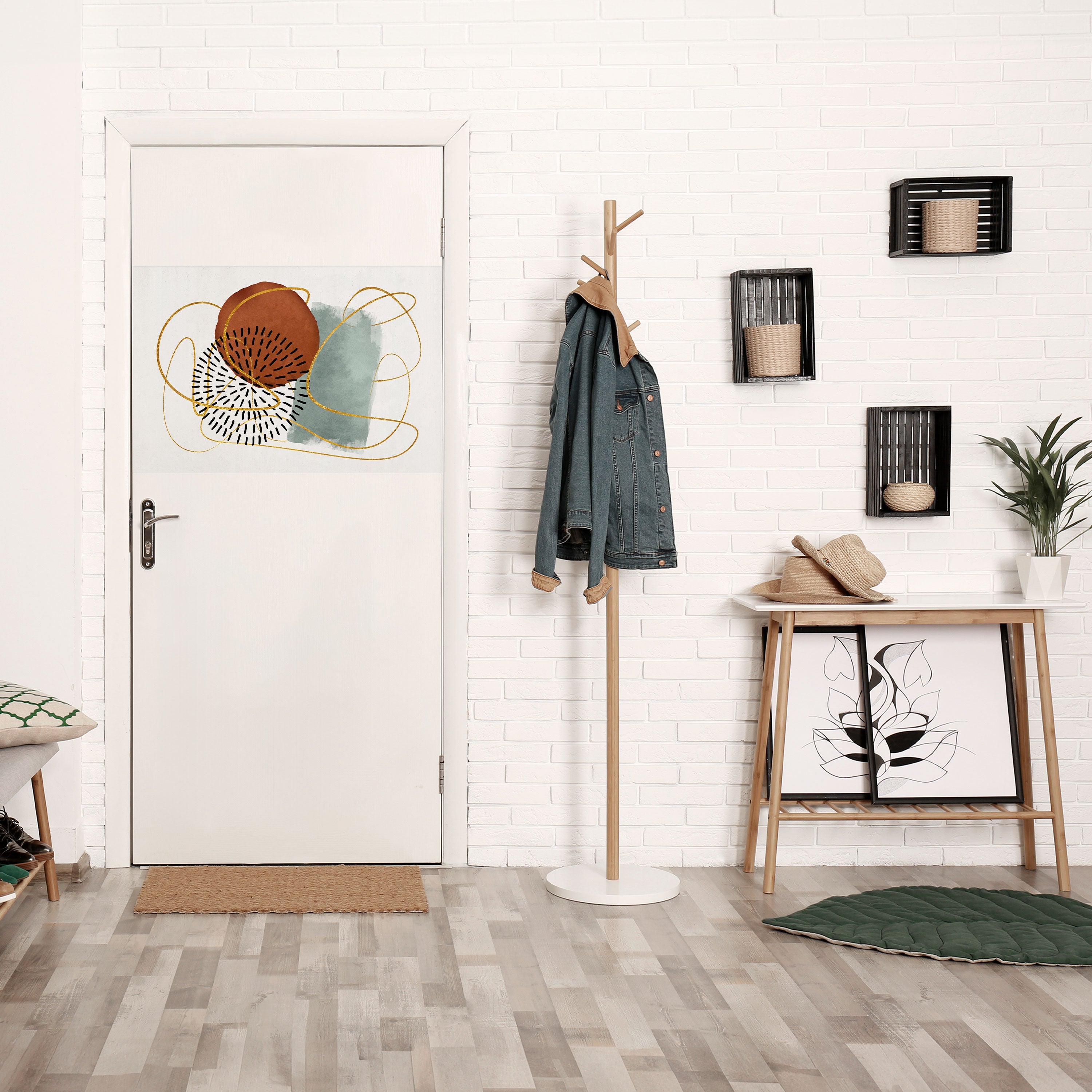 Affiche horizontale autocollante « WRAPED IN SHAPE »