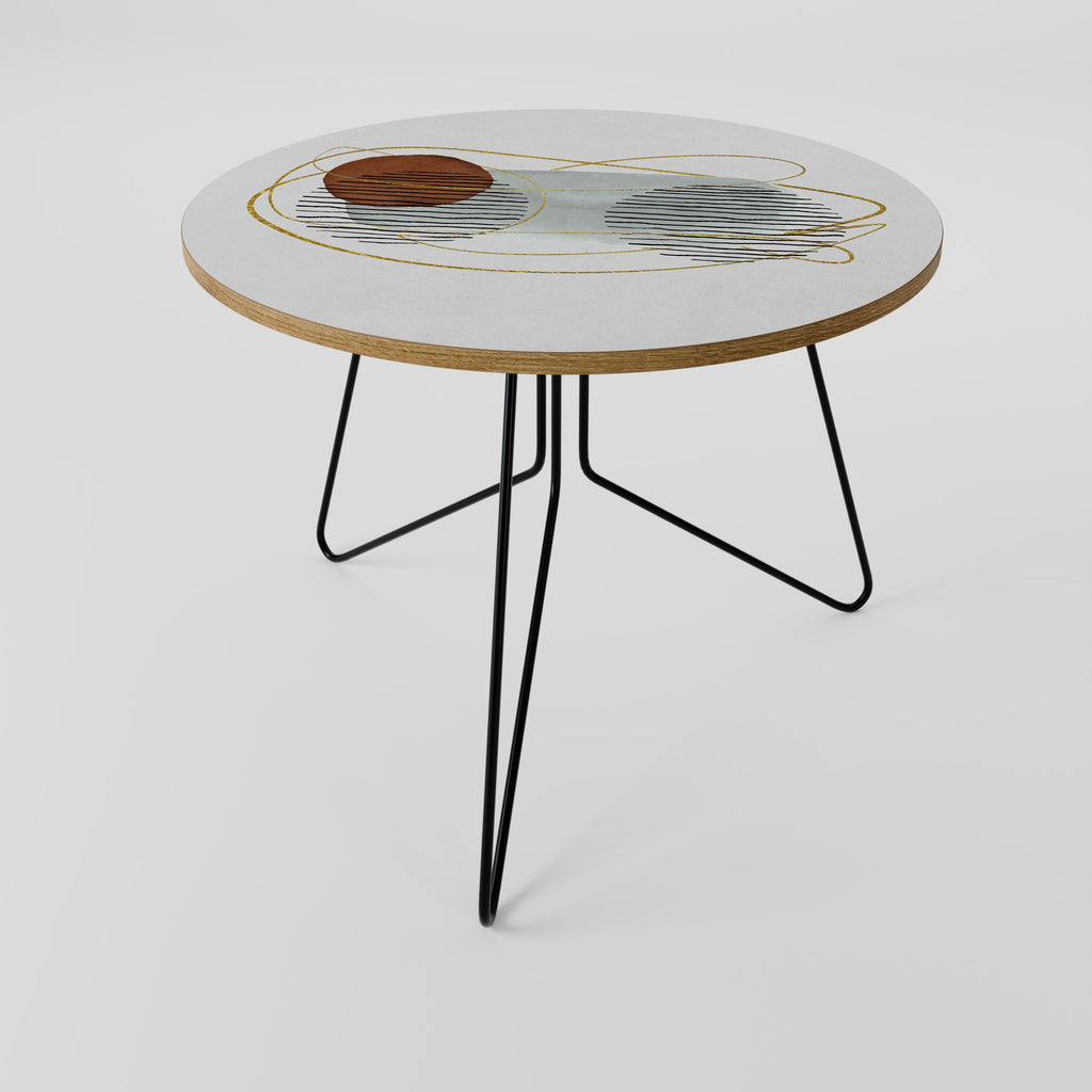 Table basse ENVELOPPÉE DANS DU MOULE 69