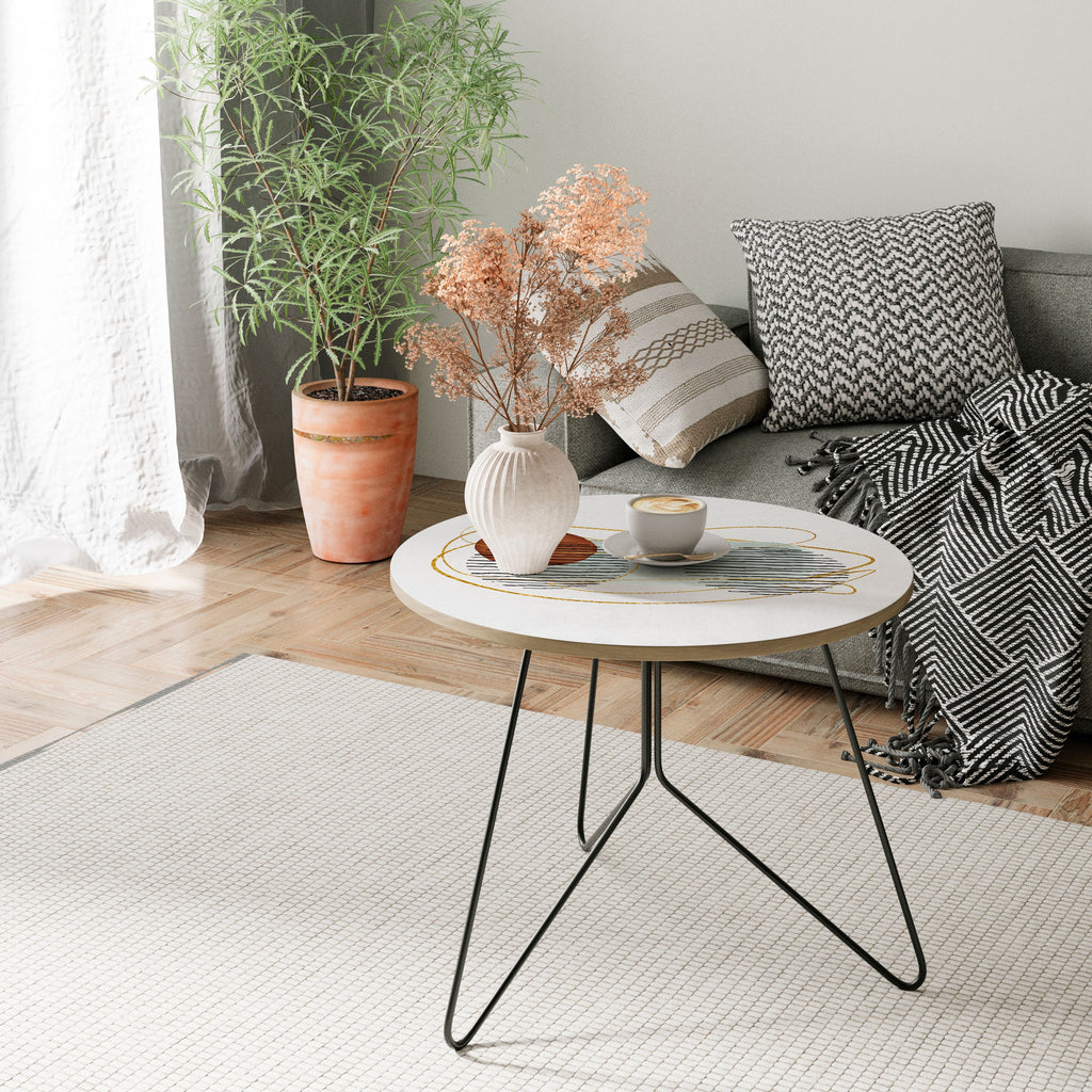 Table basse ENVELOPPÉE DANS DU MOULE 69