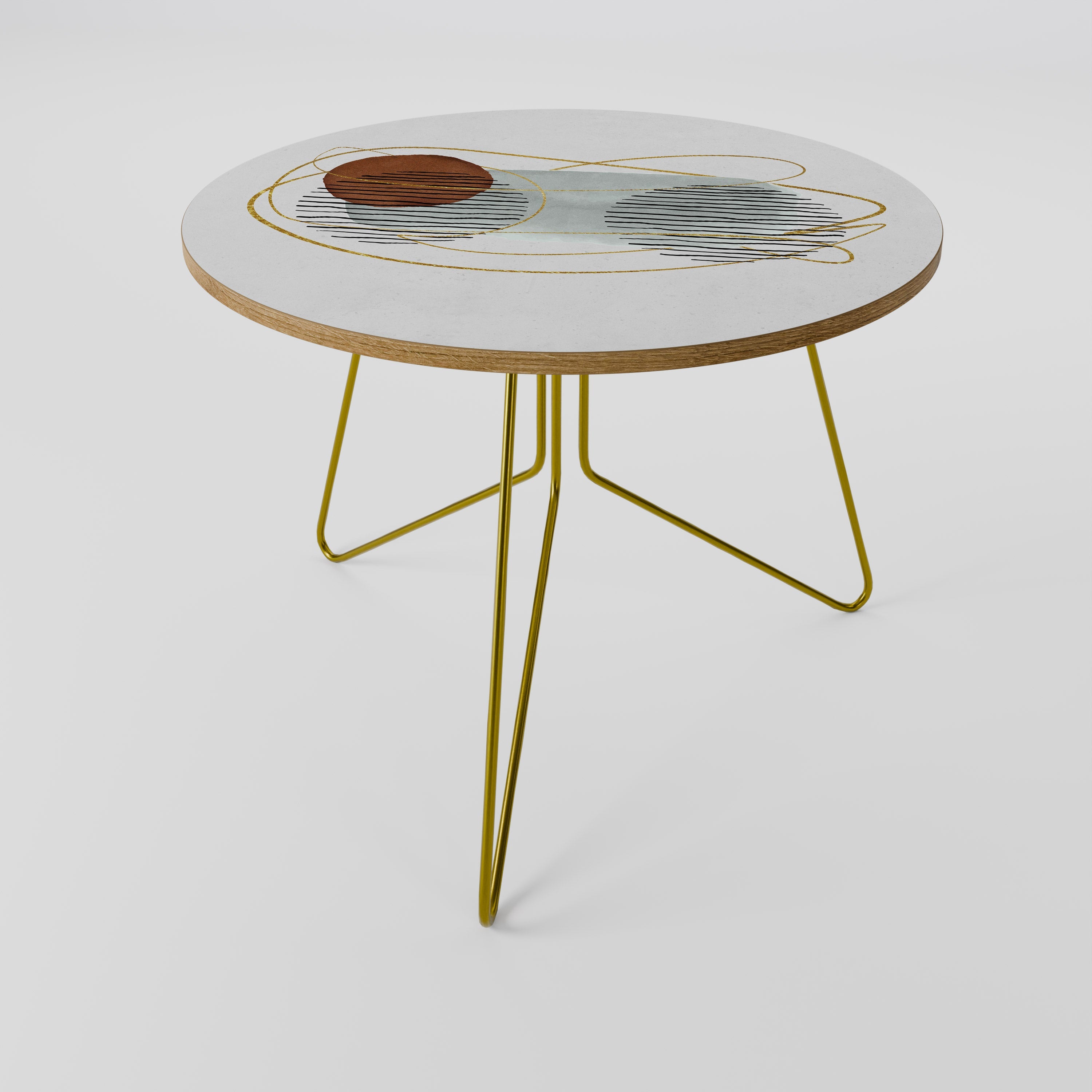 Table basse ENVELOPPÉE DANS DU MOULE 69