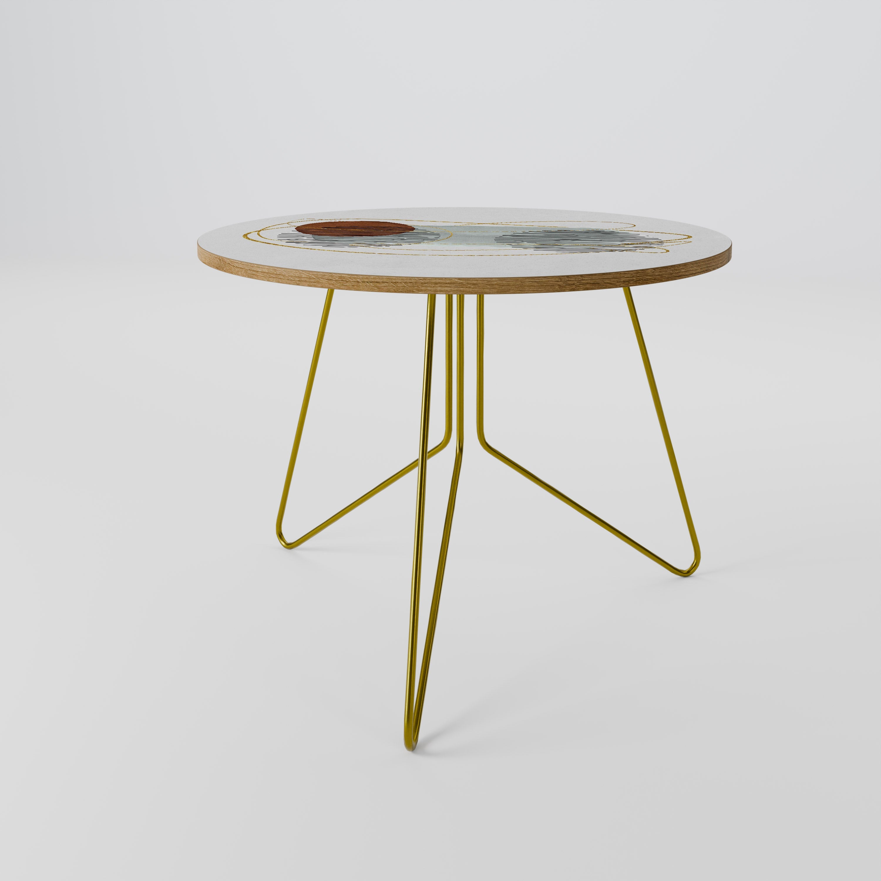 Table basse ENVELOPPÉE DANS DU MOULE 69