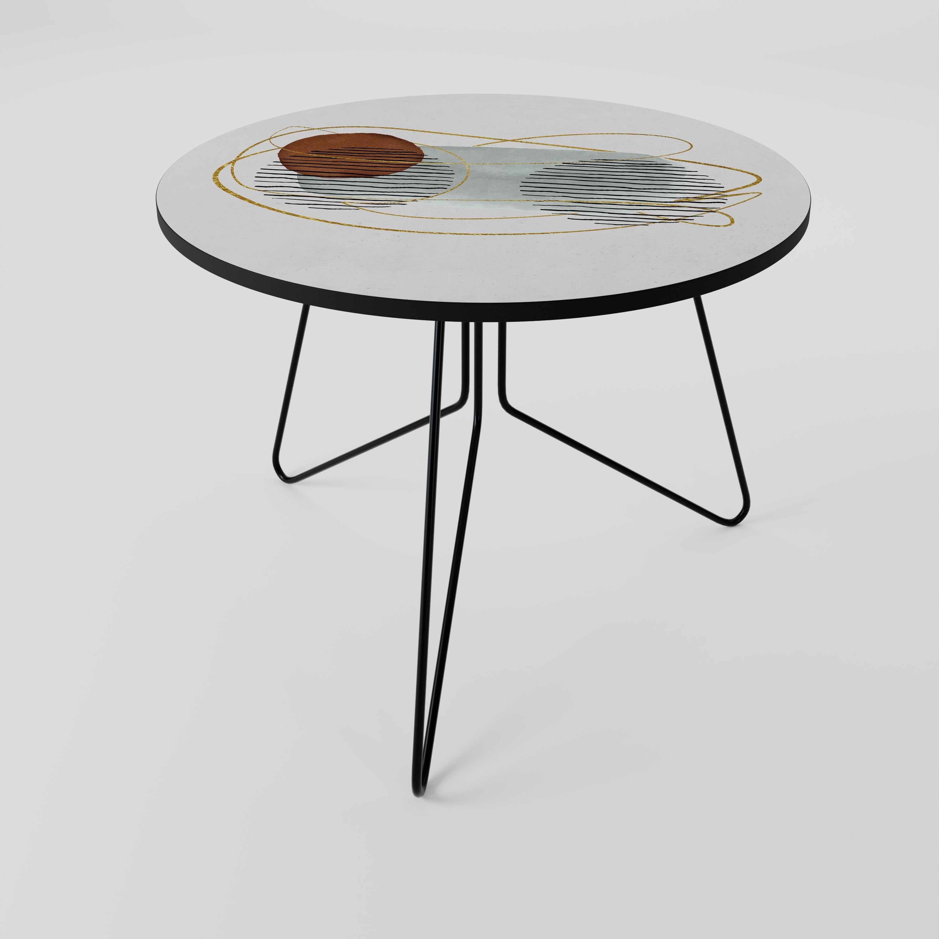 Table basse ENVELOPPÉE DANS DU MOULE 69