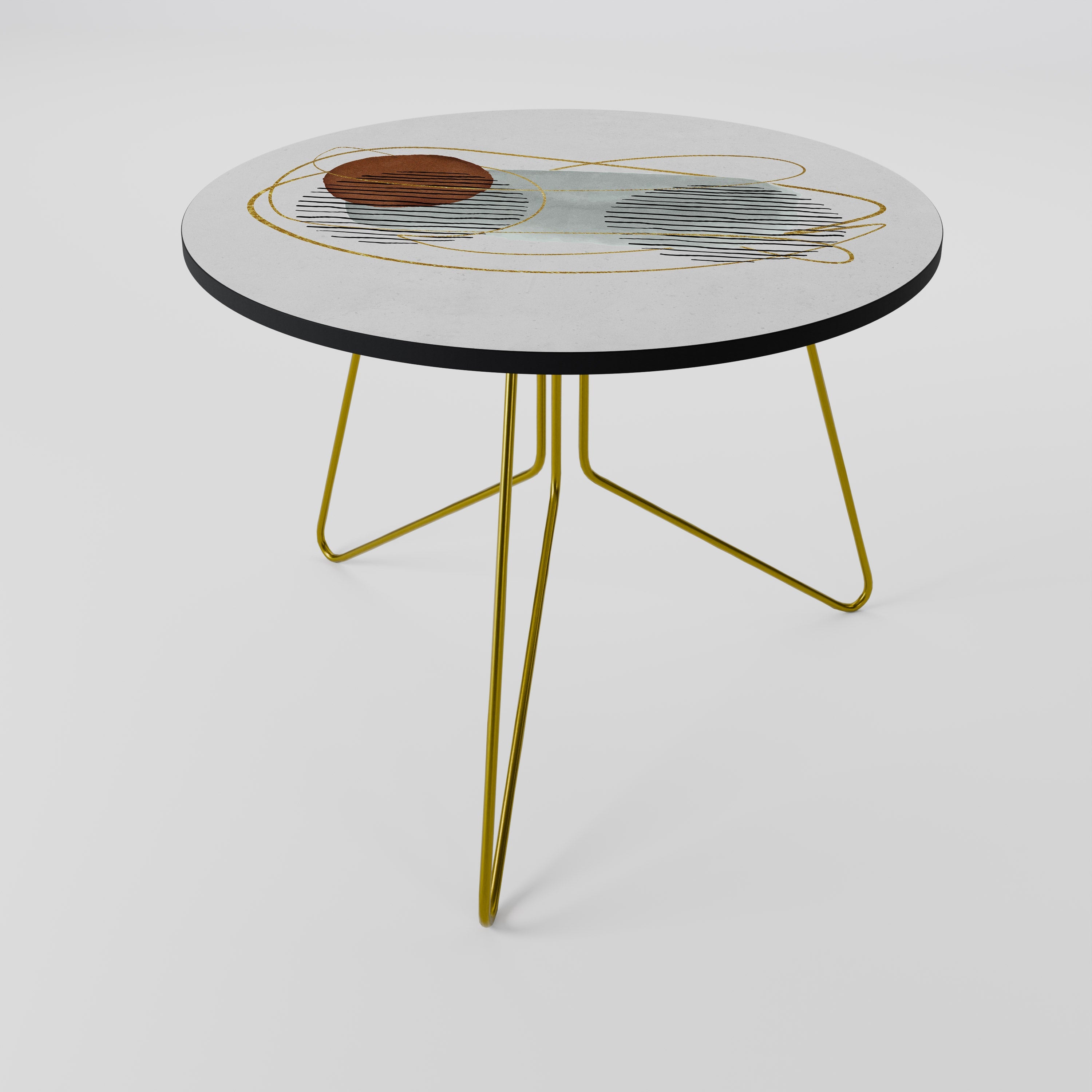 Table basse ENVELOPPÉE DANS DU MOULE 69