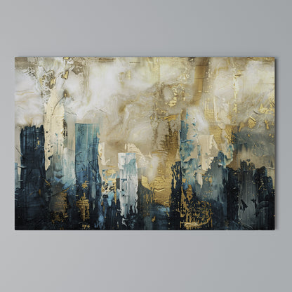 TOWN COLLAPSE Horizontal Canvas Print