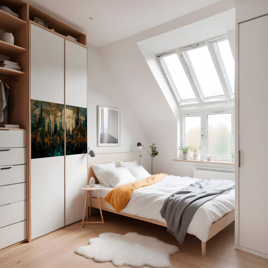 Affiche horizontale autocollante TOWN OBSCURE