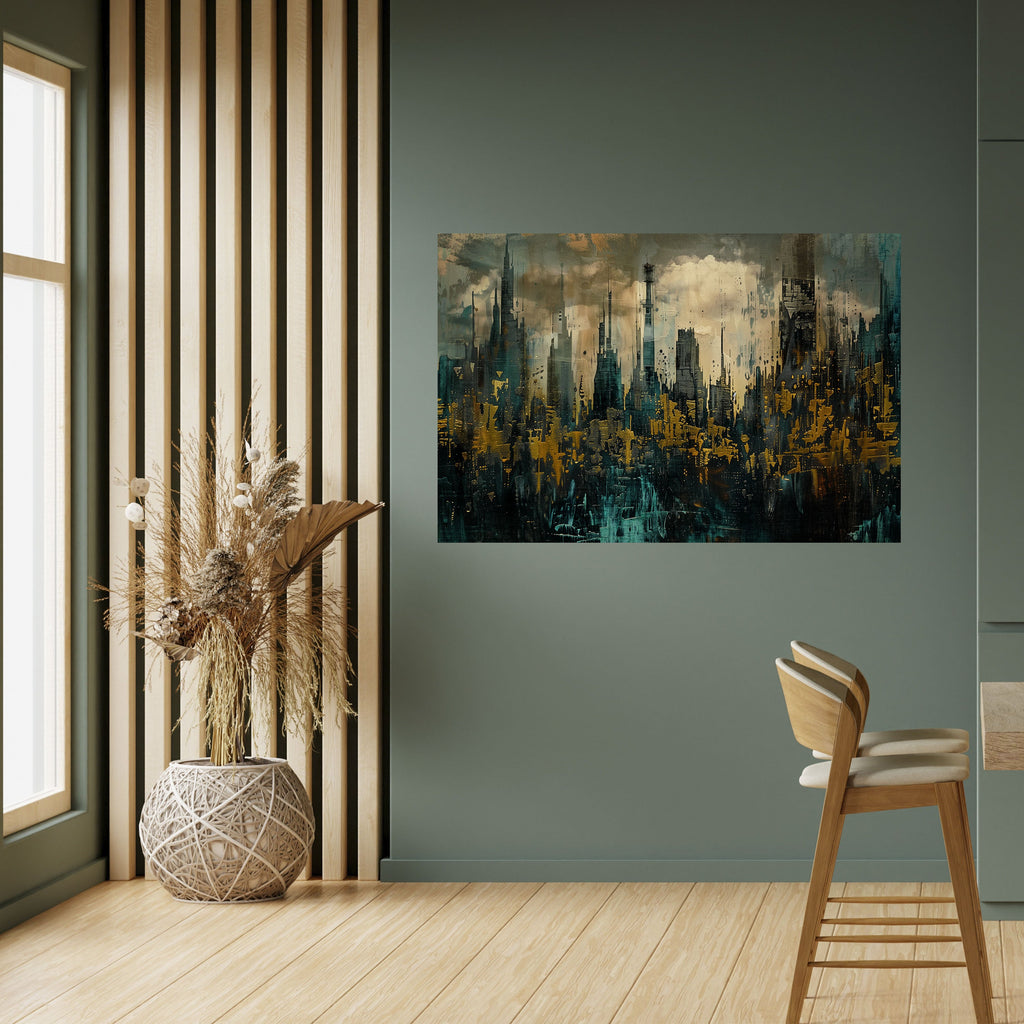 Affiche horizontale autocollante TOWN OBSCURE