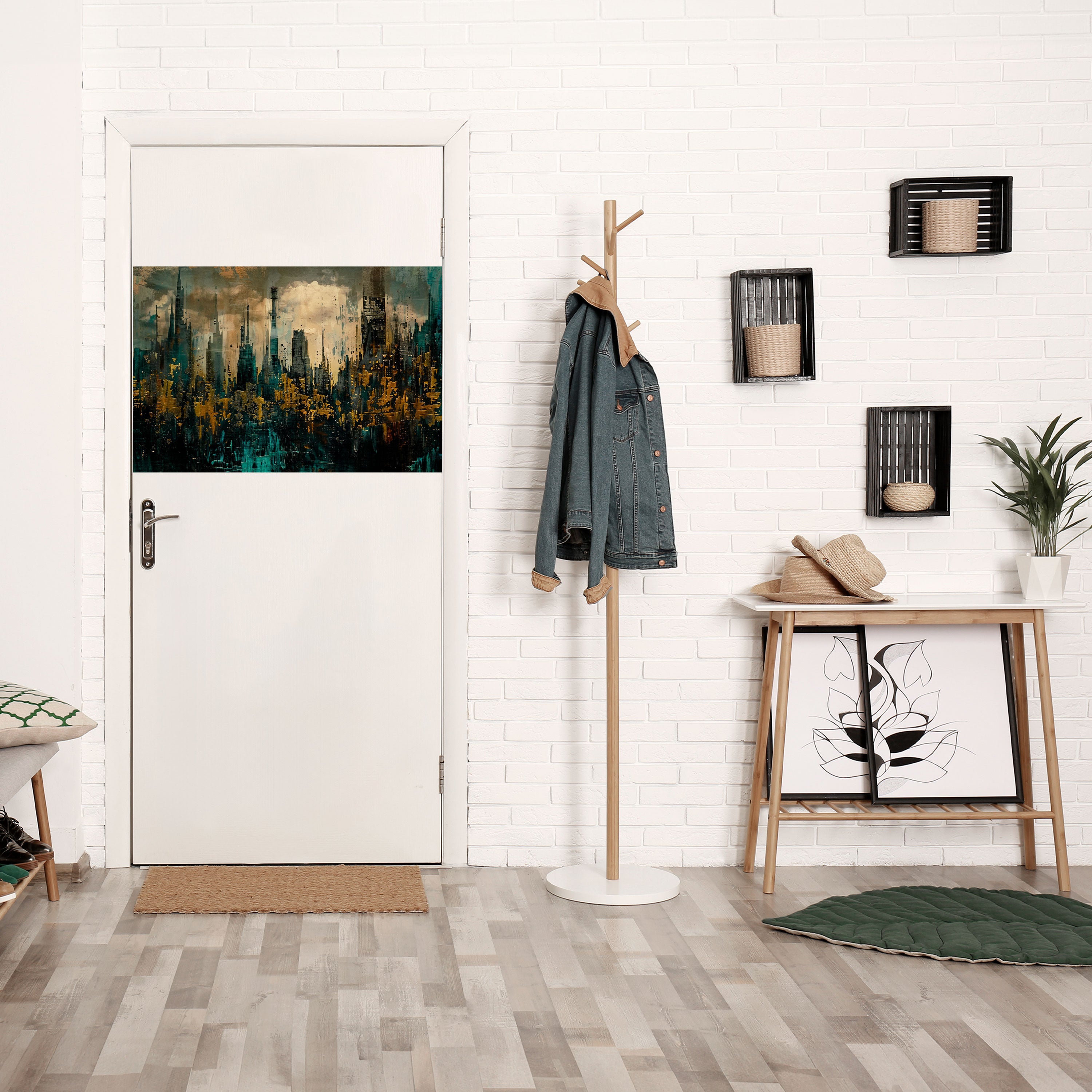 Affiche horizontale autocollante TOWN OBSCURE