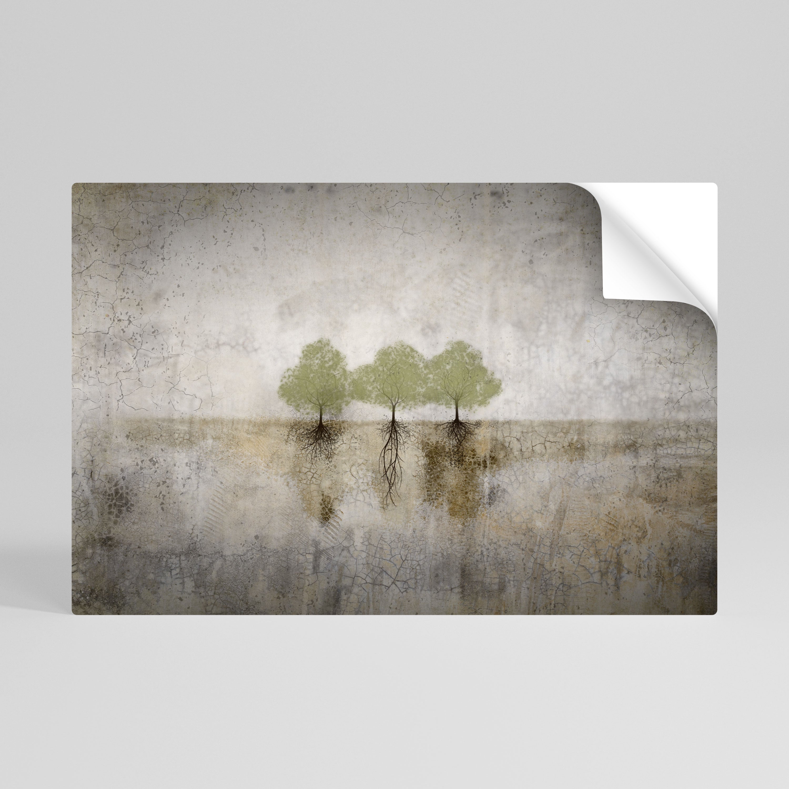 Affiche horizontale autocollante ROOTS OF TIME