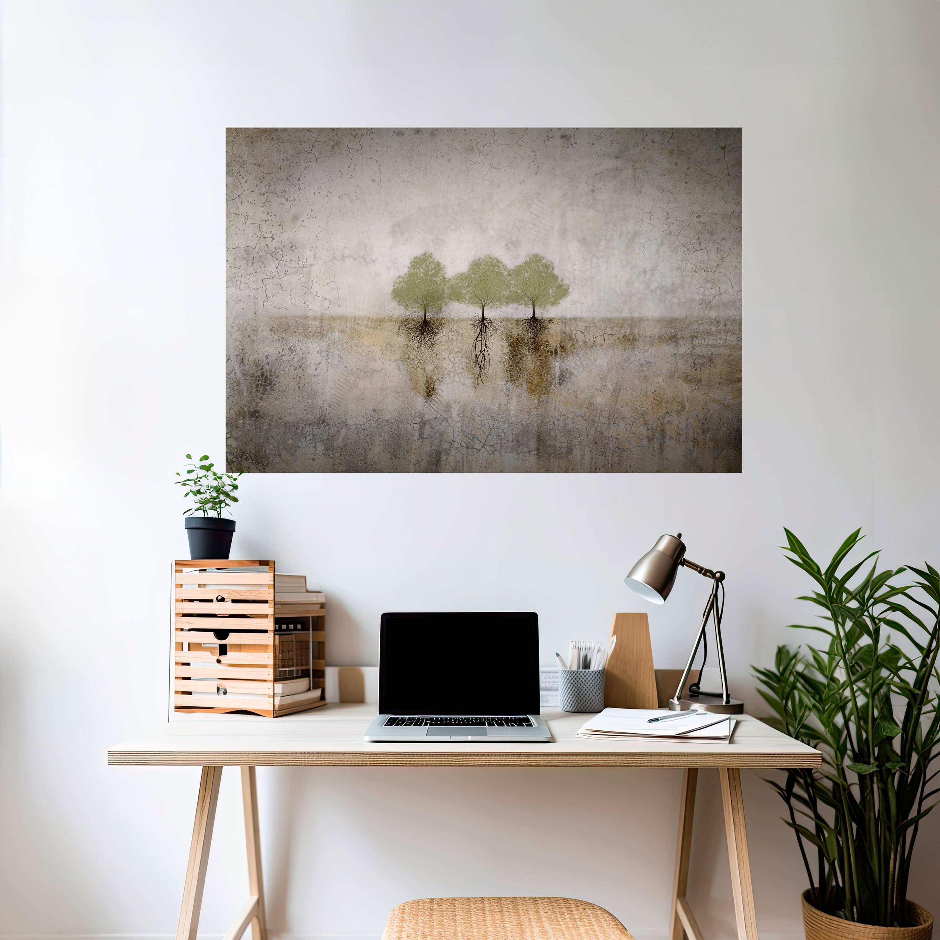 Affiche horizontale autocollante ROOTS OF TIME