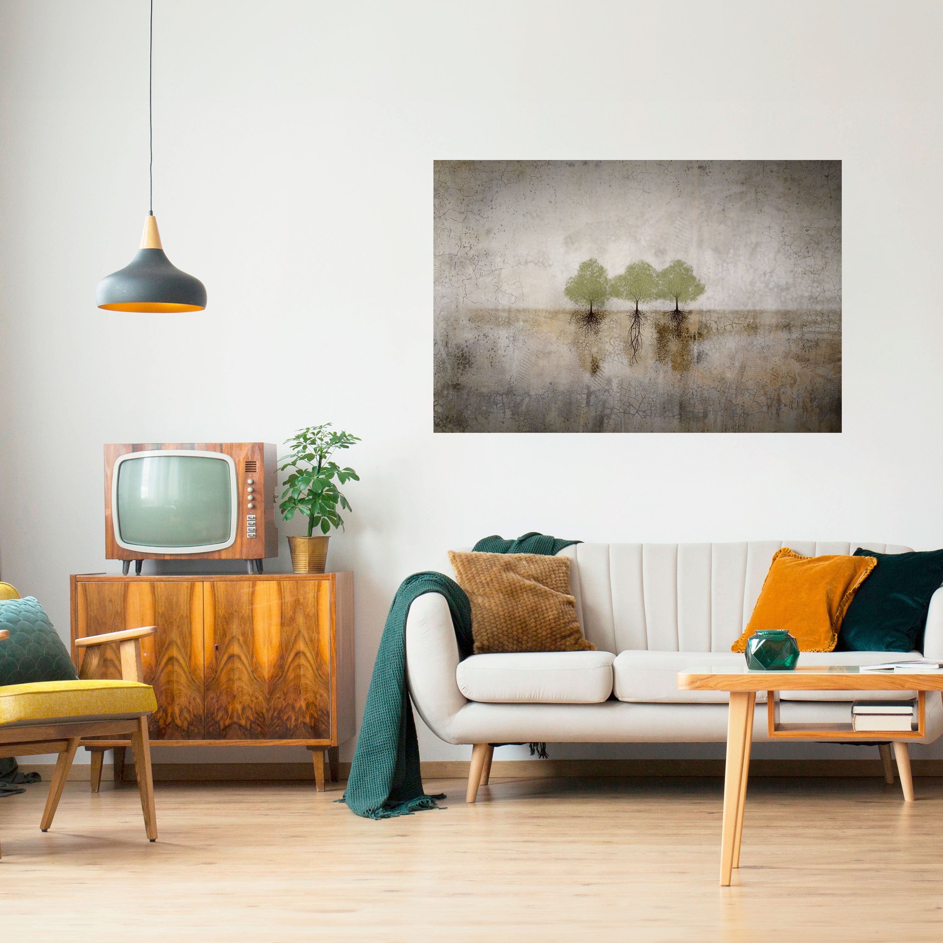 Affiche horizontale autocollante ROOTS OF TIME