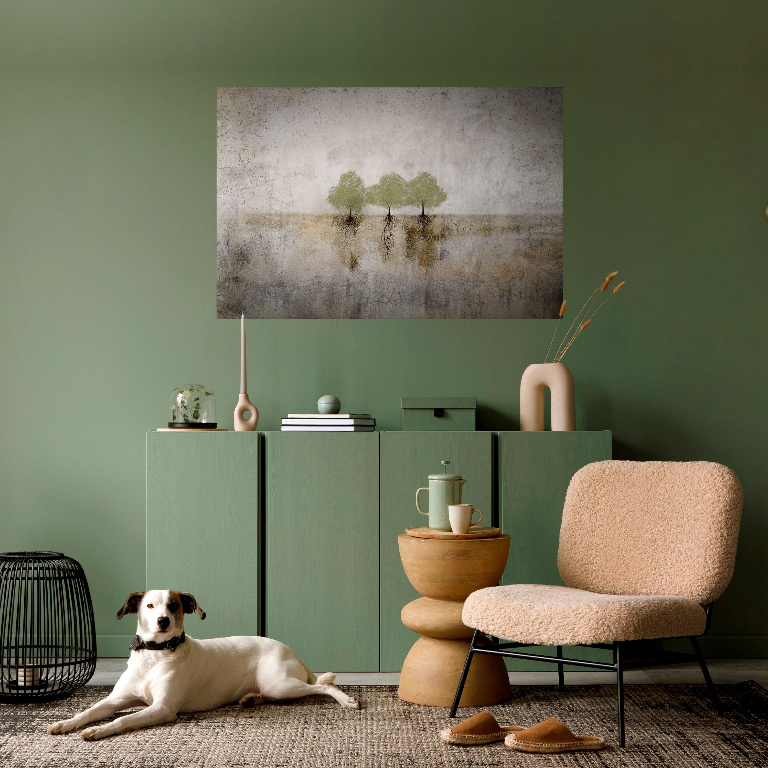 Affiche horizontale autocollante ROOTS OF TIME