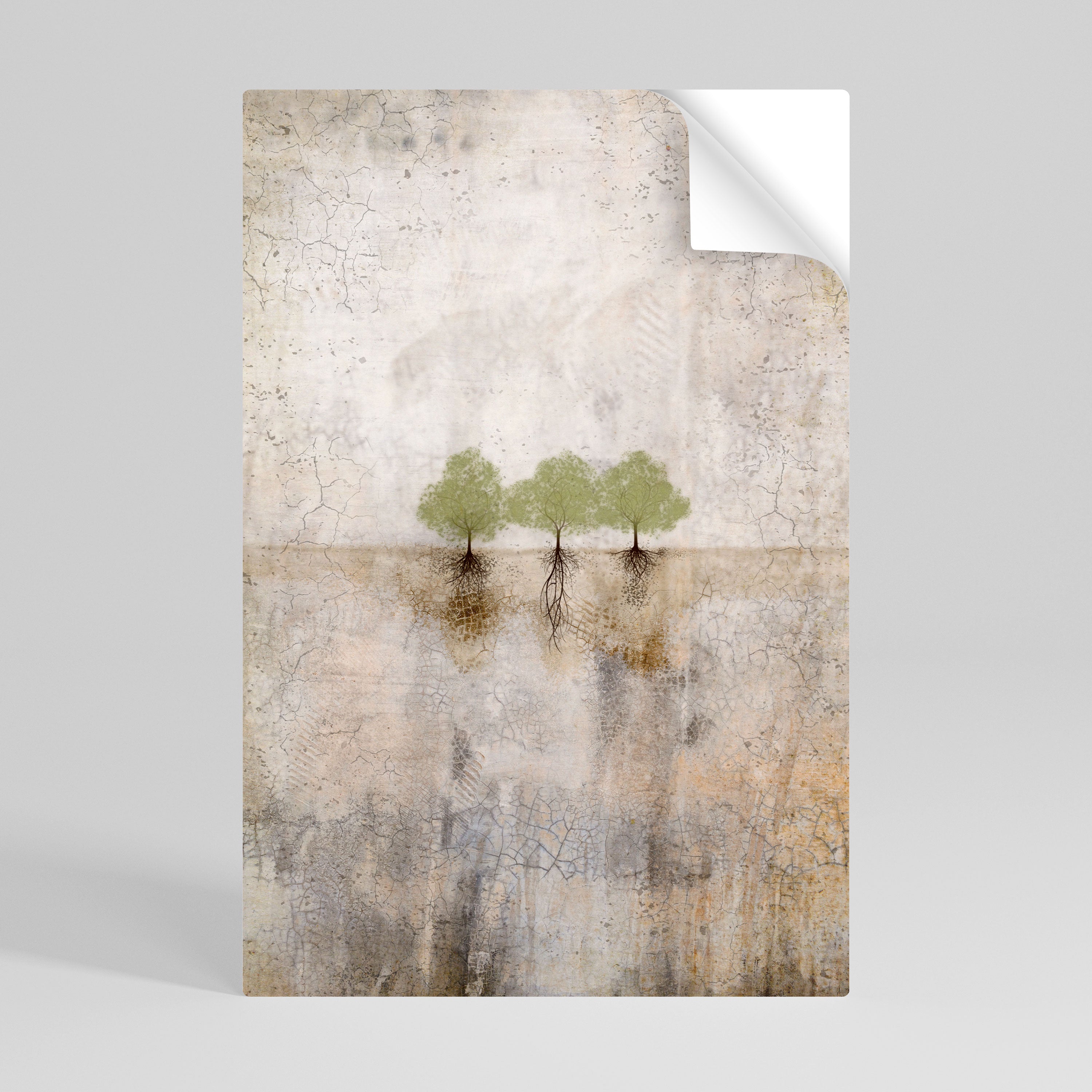 Affiche verticale autocollante ROOTS OF TIME