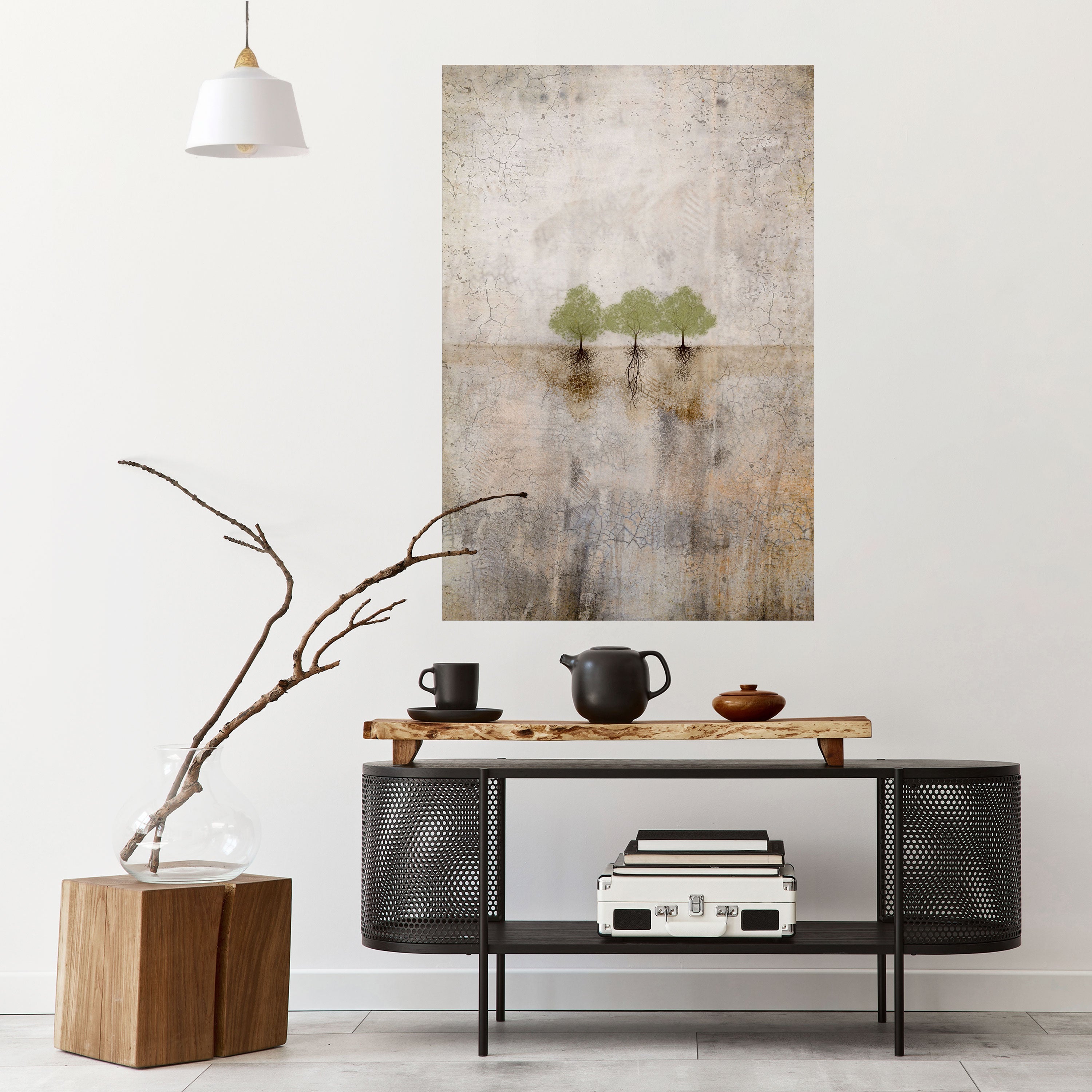 Affiche verticale autocollante ROOTS OF TIME