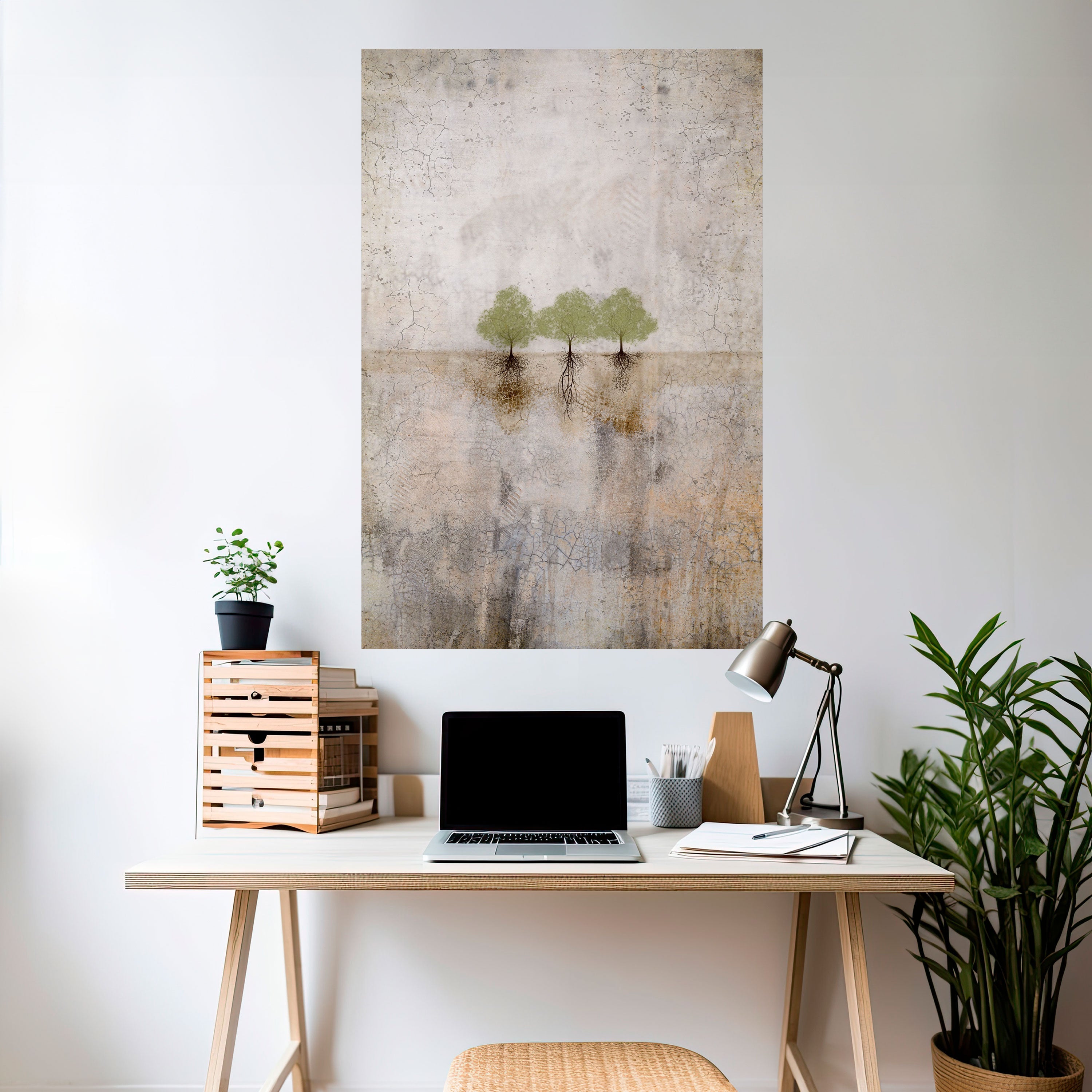 Affiche verticale autocollante ROOTS OF TIME