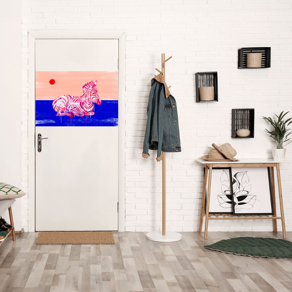 Affiche horizontale autocollante « ZÈBRE FANTASTIQUE »