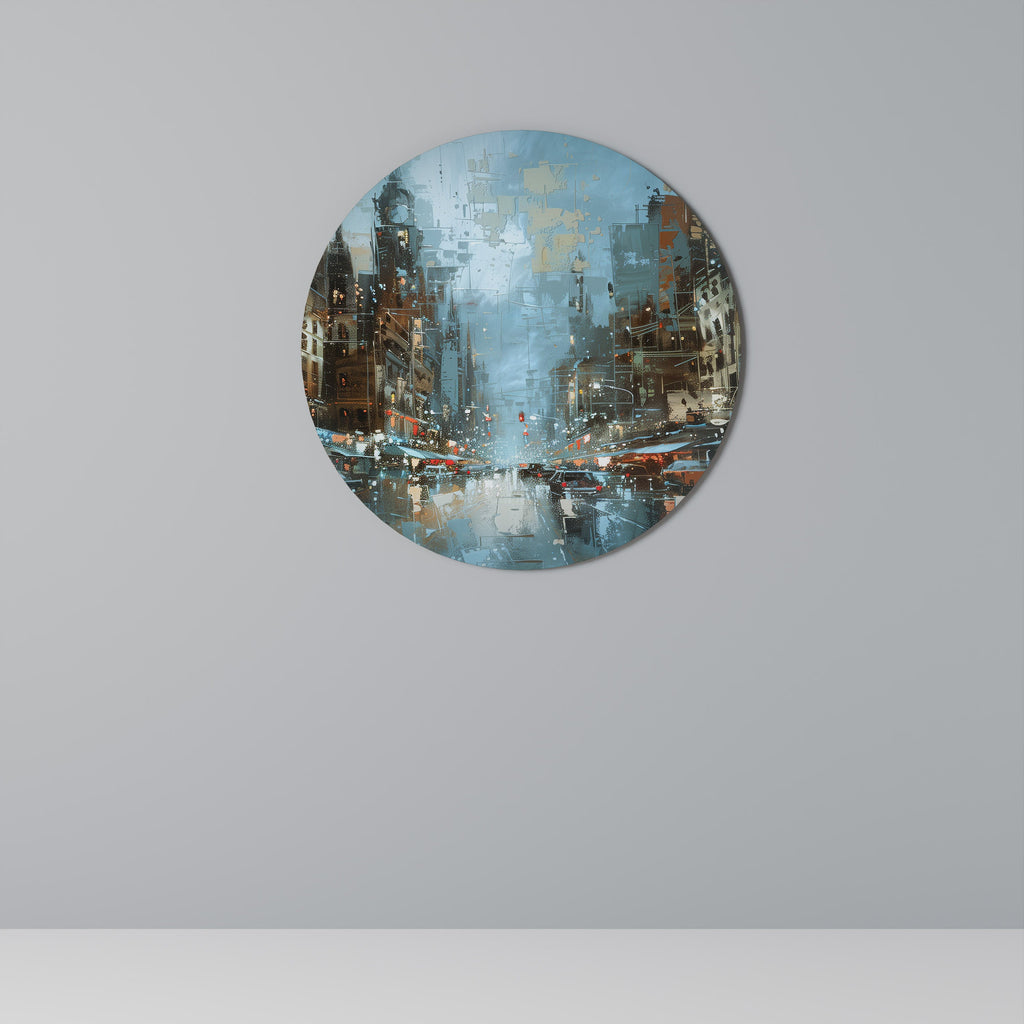 Art mural rond URBAN FEVER