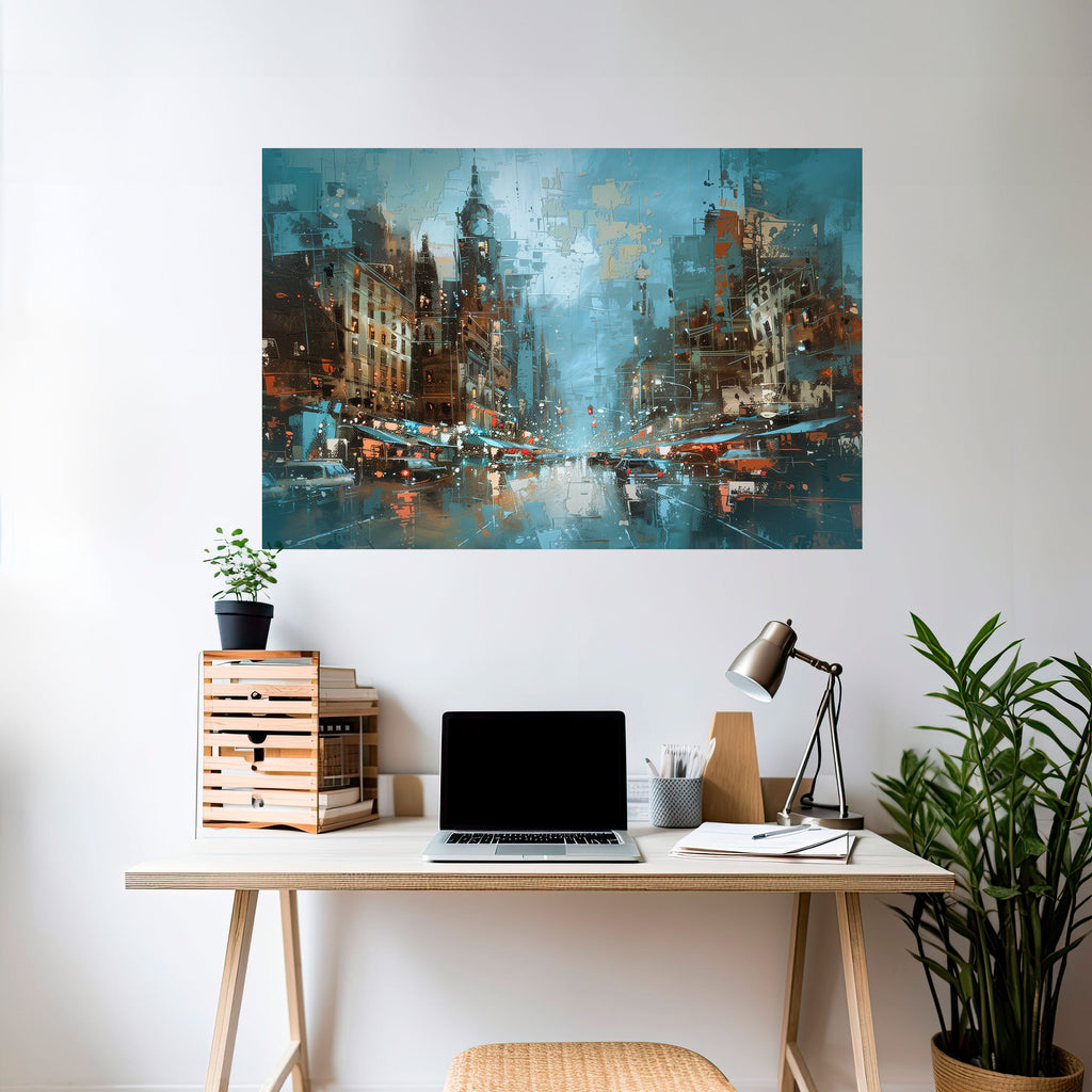 Affiche horizontale autocollante URBAN FEVER