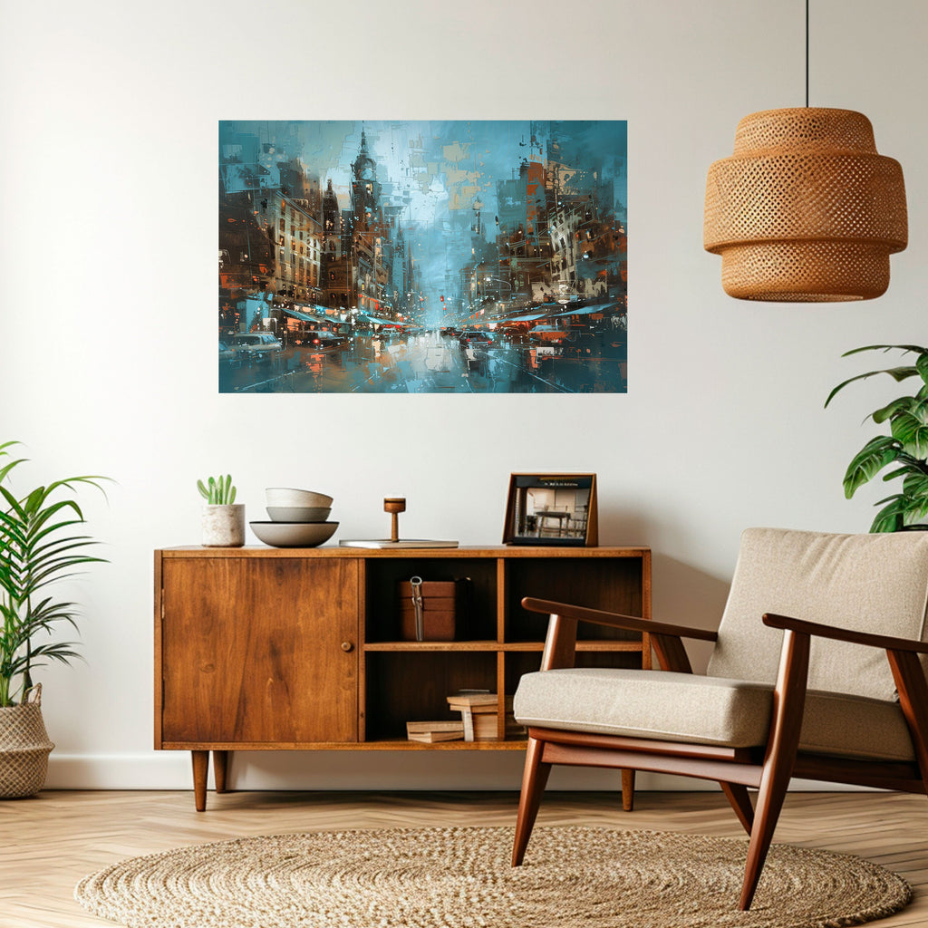 Affiche horizontale autocollante URBAN FEVER