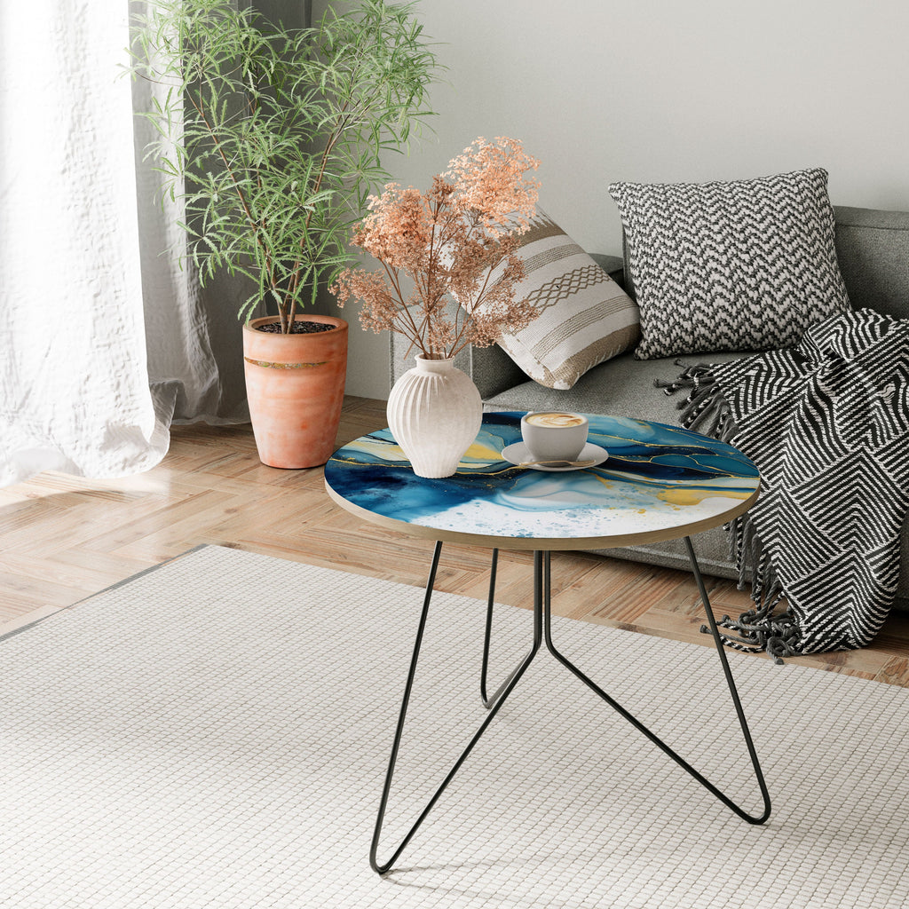 Table basse en marbre encre 69