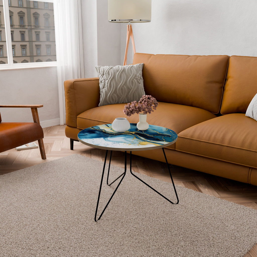 Table basse en marbre encre 69