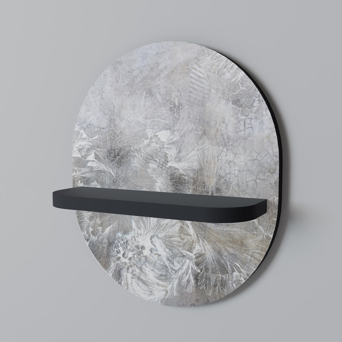 WHITE WHISPER Art Shelf