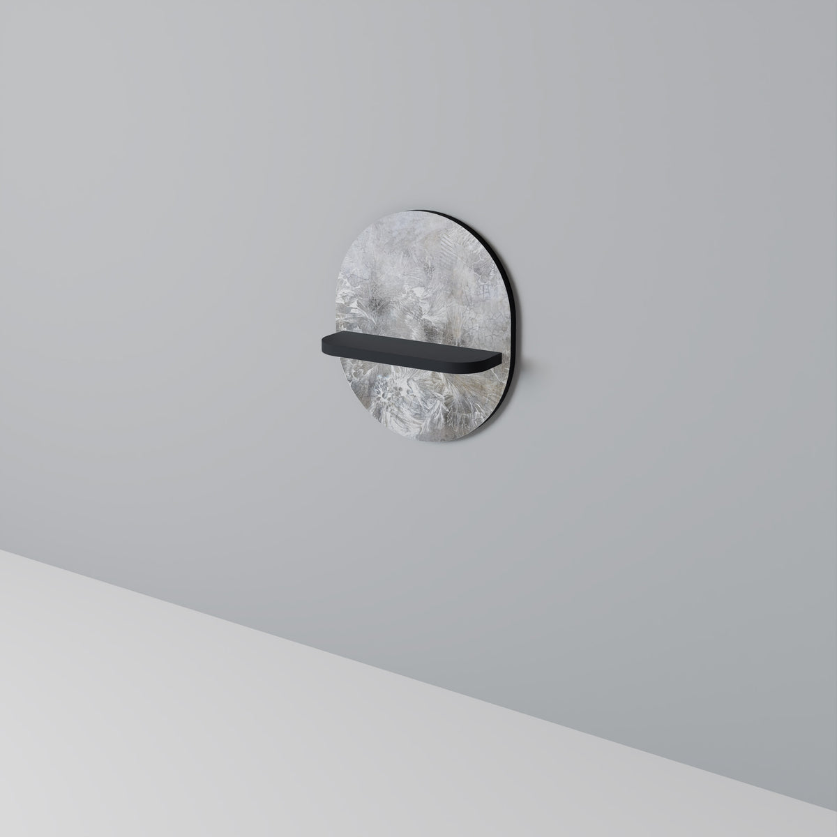 WHITE WHISPER Art Shelf