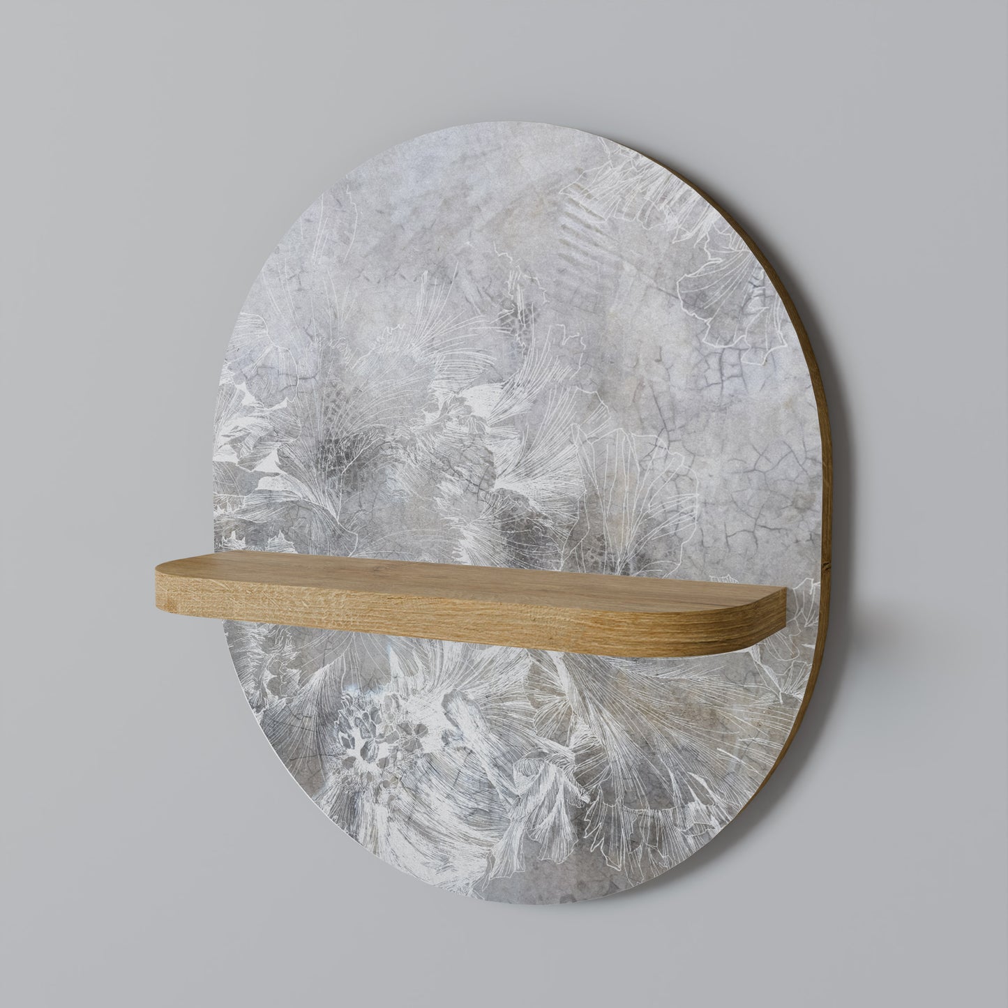 WHITE WHISPER Art Shelf