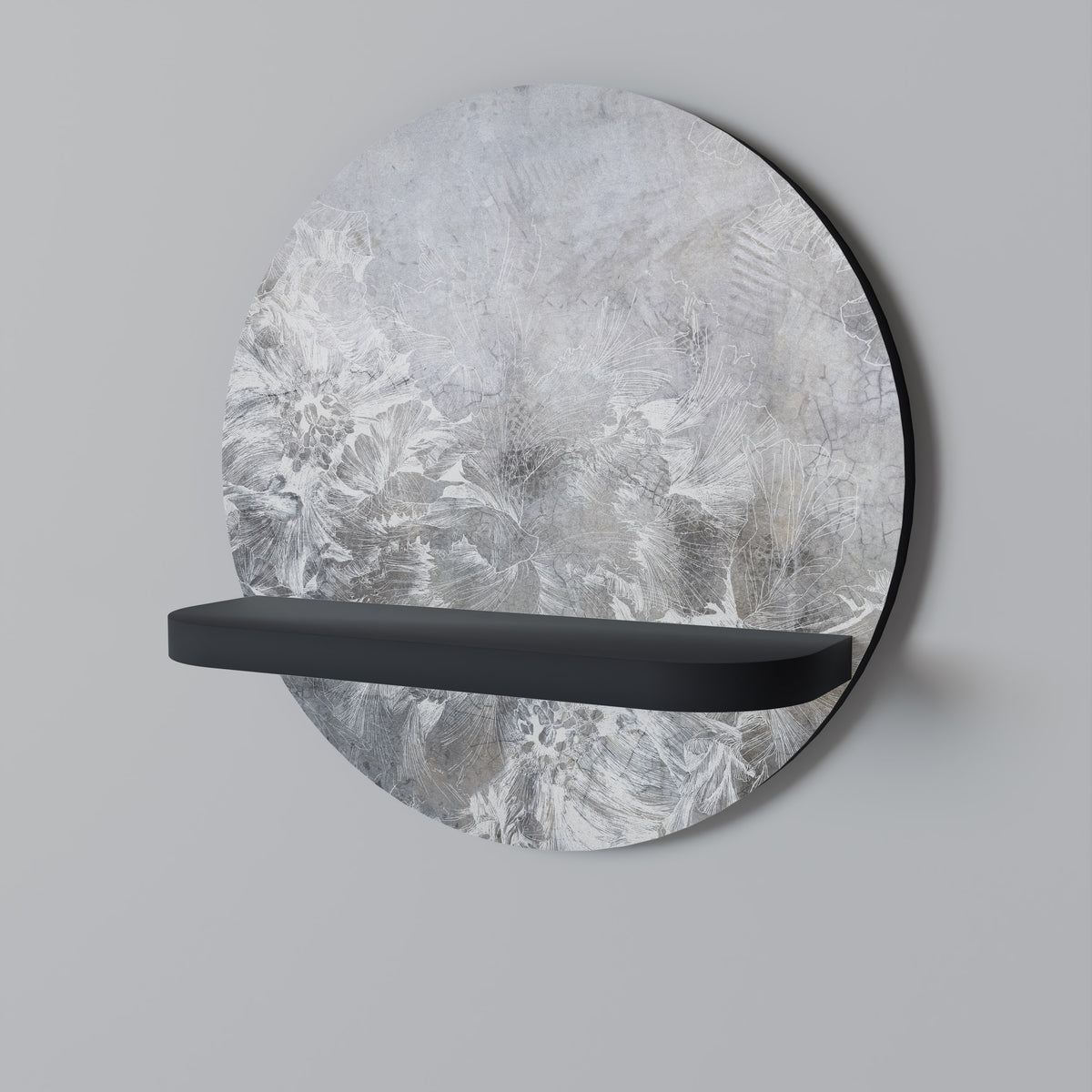 WHITE WHISPER Art Shelf