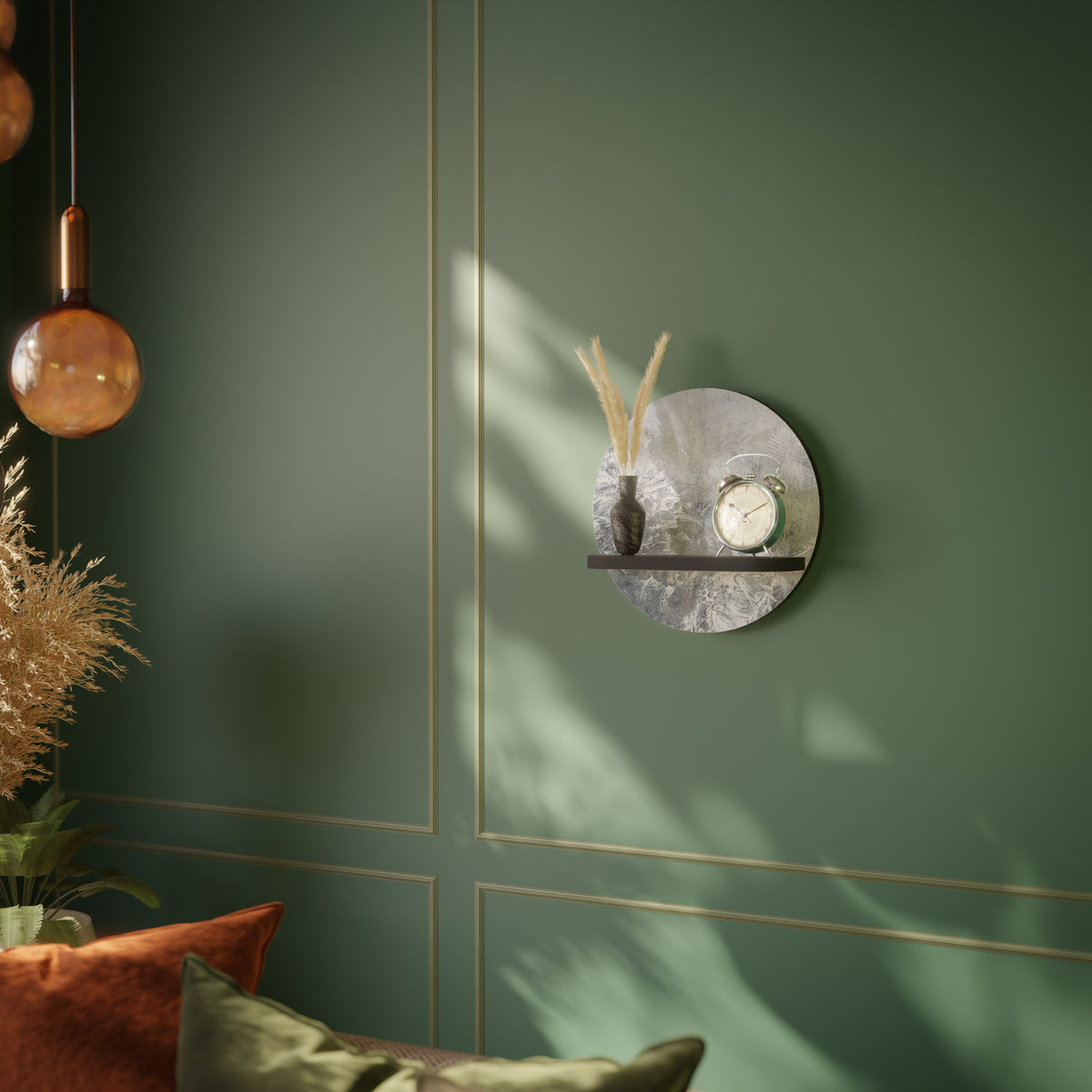 WHITE WHISPER Art Shelf