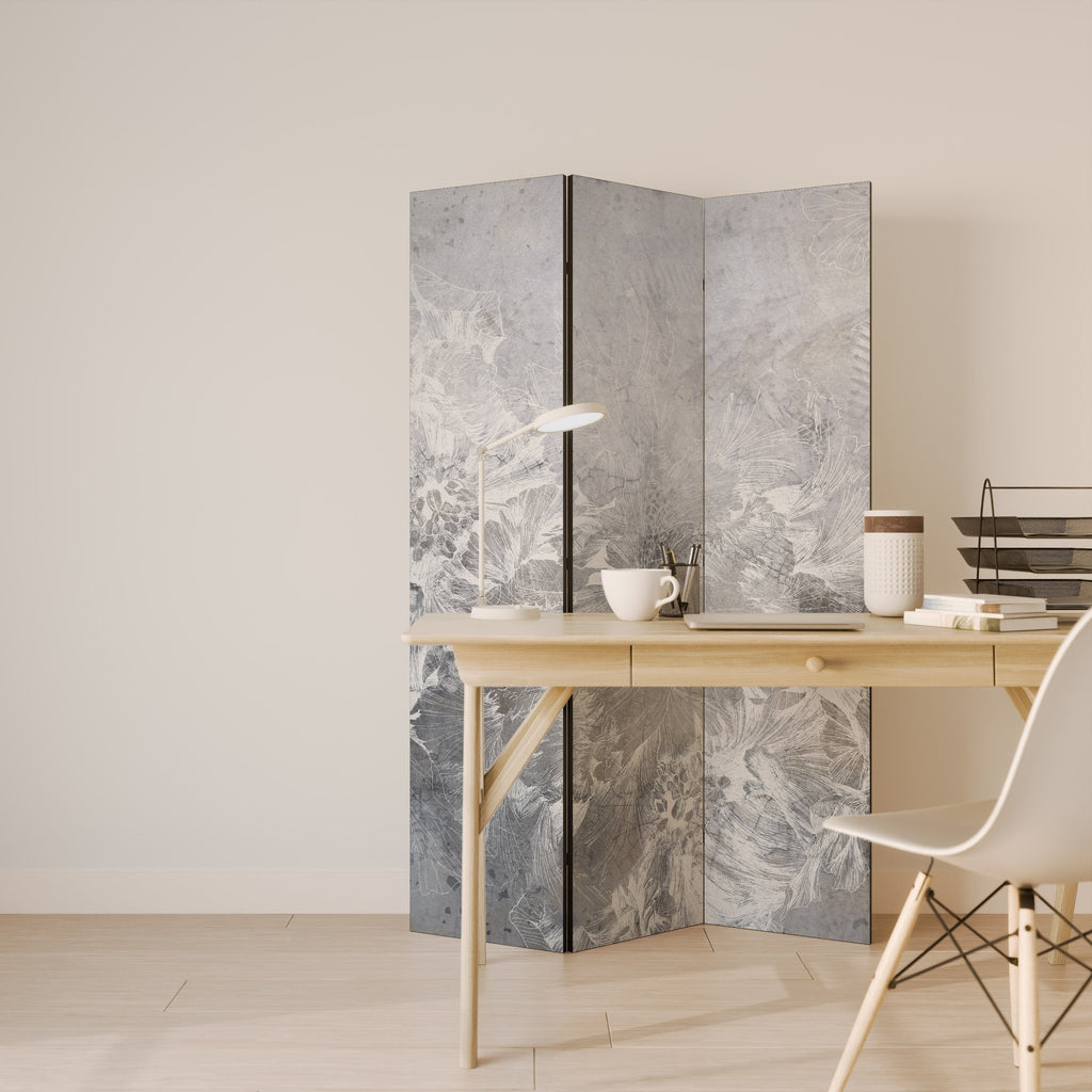 WHITE WHISPER Decorative 3-Panel Room Divider