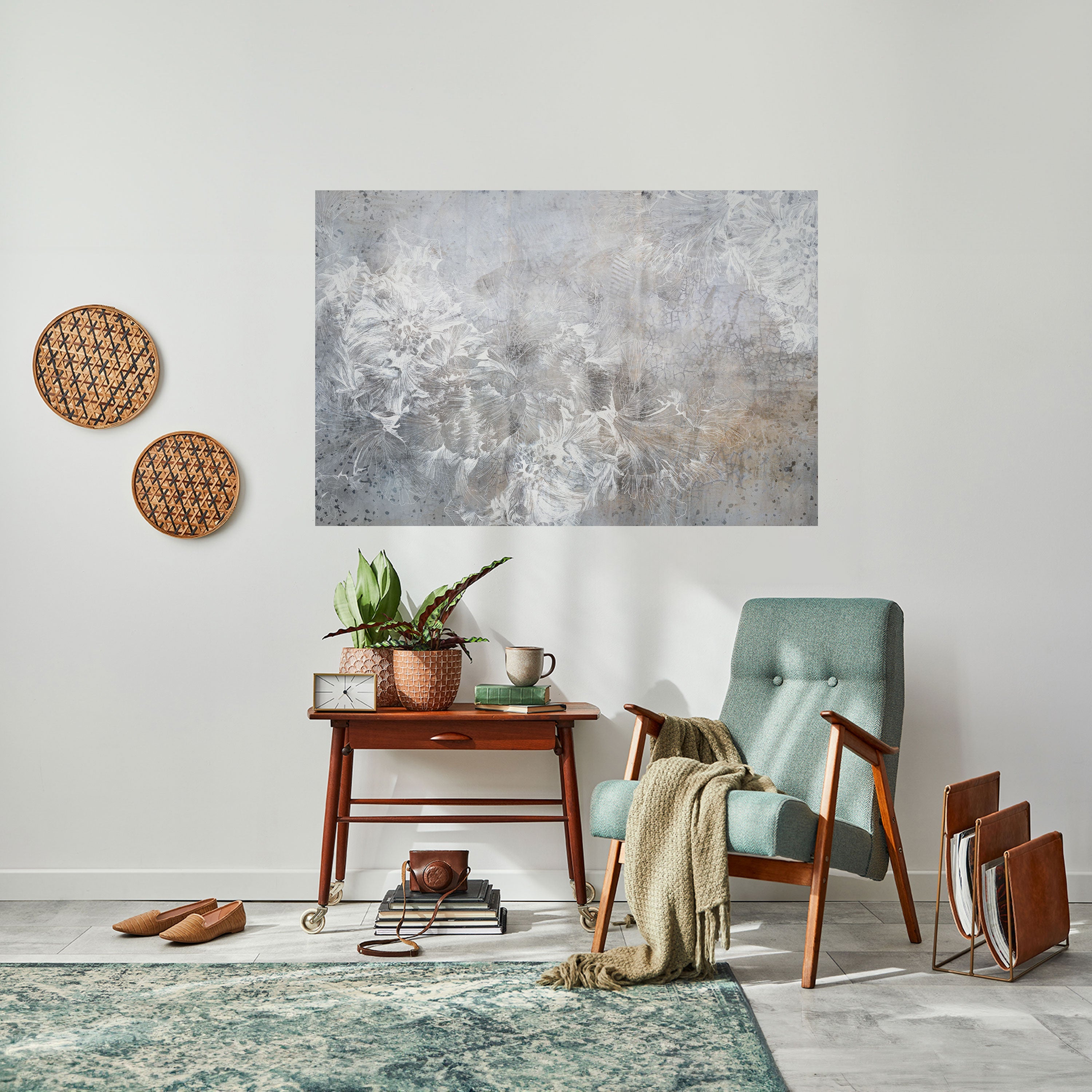 Affiche horizontale autocollante « WHISPER BLANC »