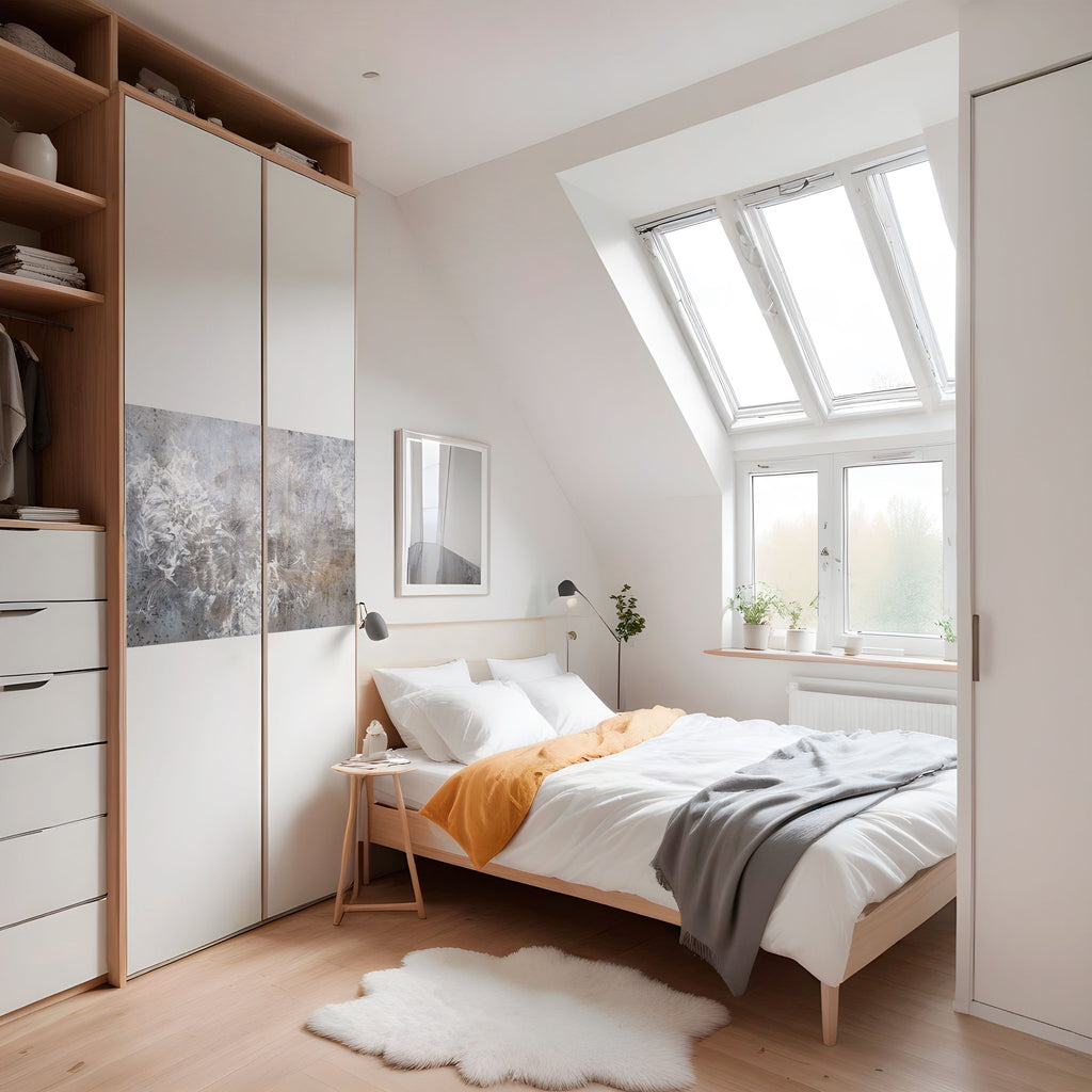 Affiche horizontale autocollante « WHISPER BLANC »