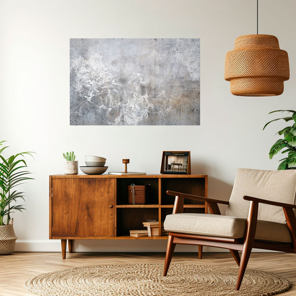 Affiche horizontale autocollante « WHISPER BLANC »