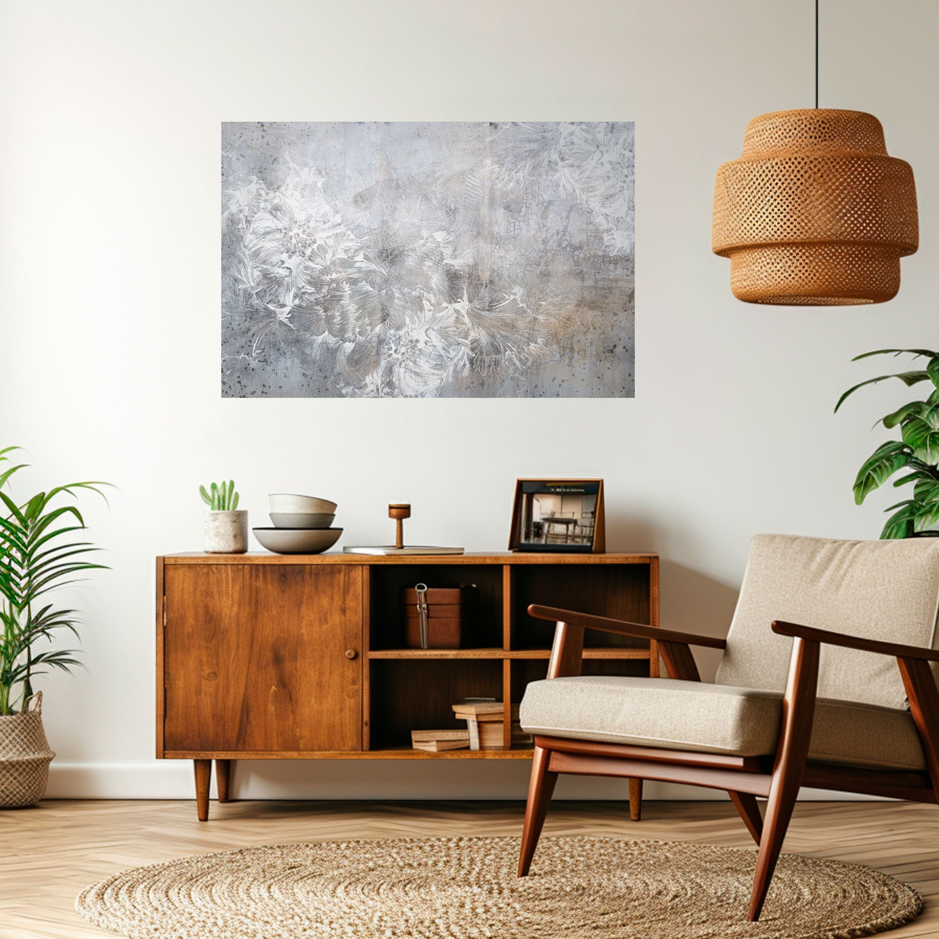 Affiche horizontale autocollante « WHISPER BLANC »