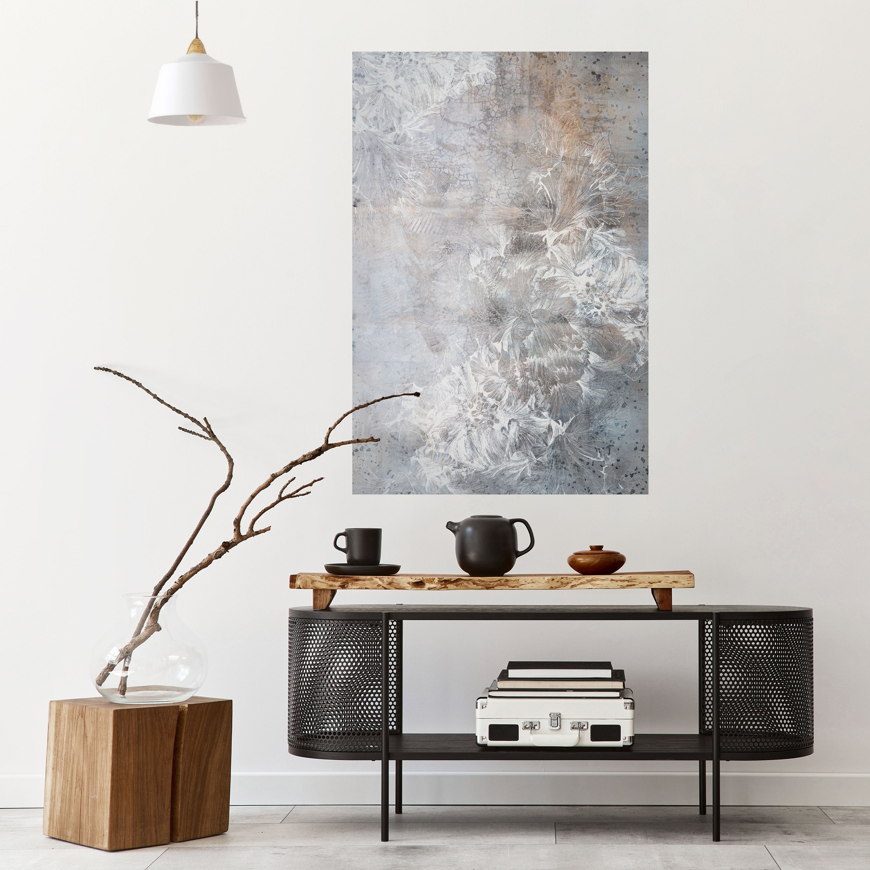 Affiche verticale autocollante « WHISPER BLANC »
