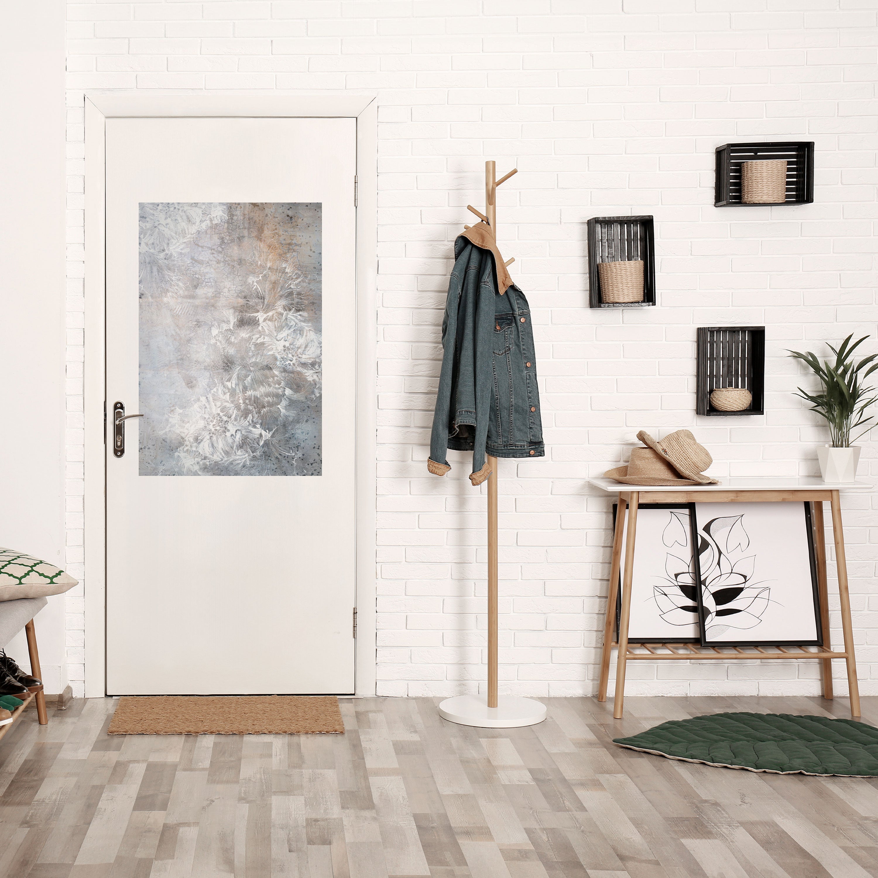 Affiche verticale autocollante « WHISPER BLANC »