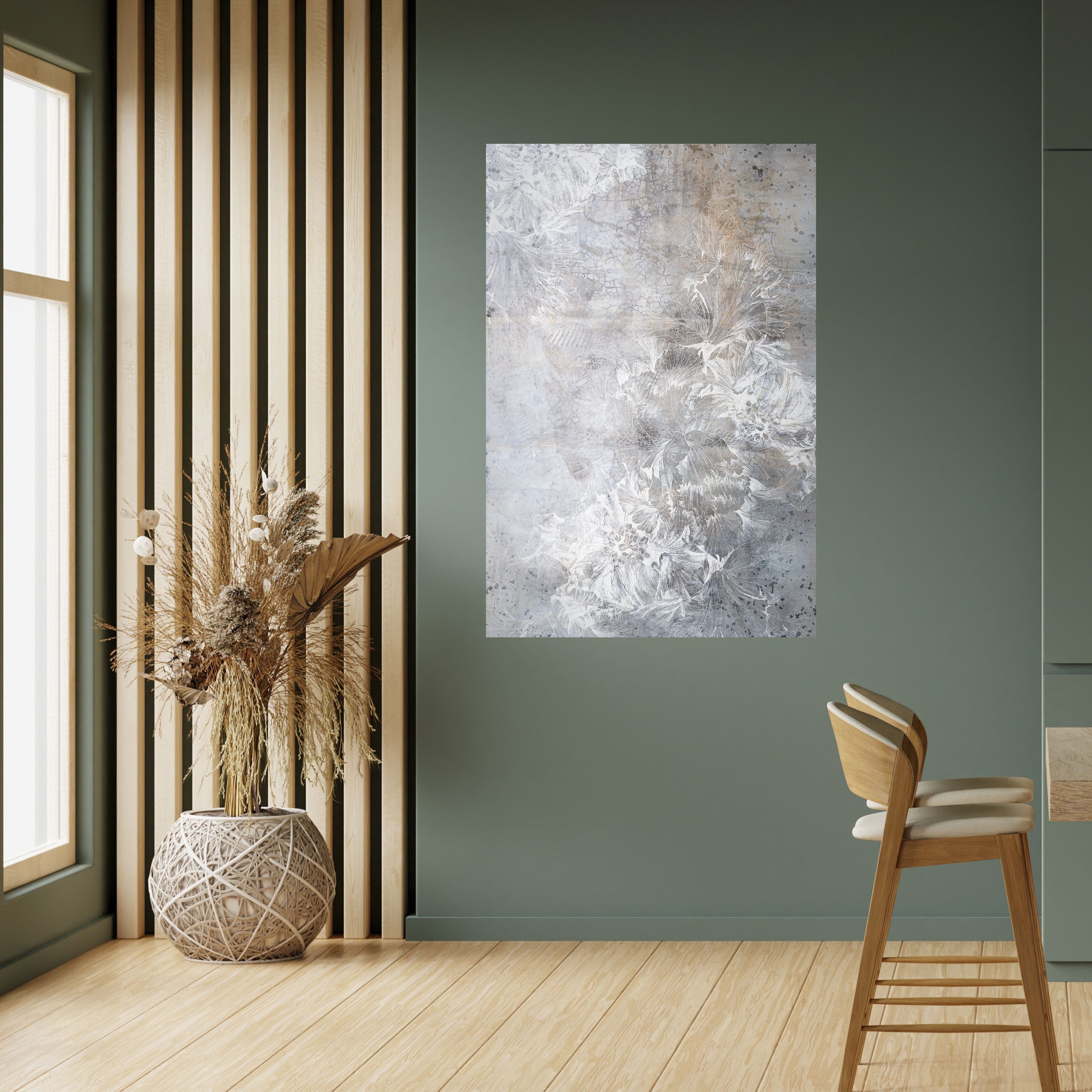 Affiche verticale autocollante « WHISPER BLANC »
