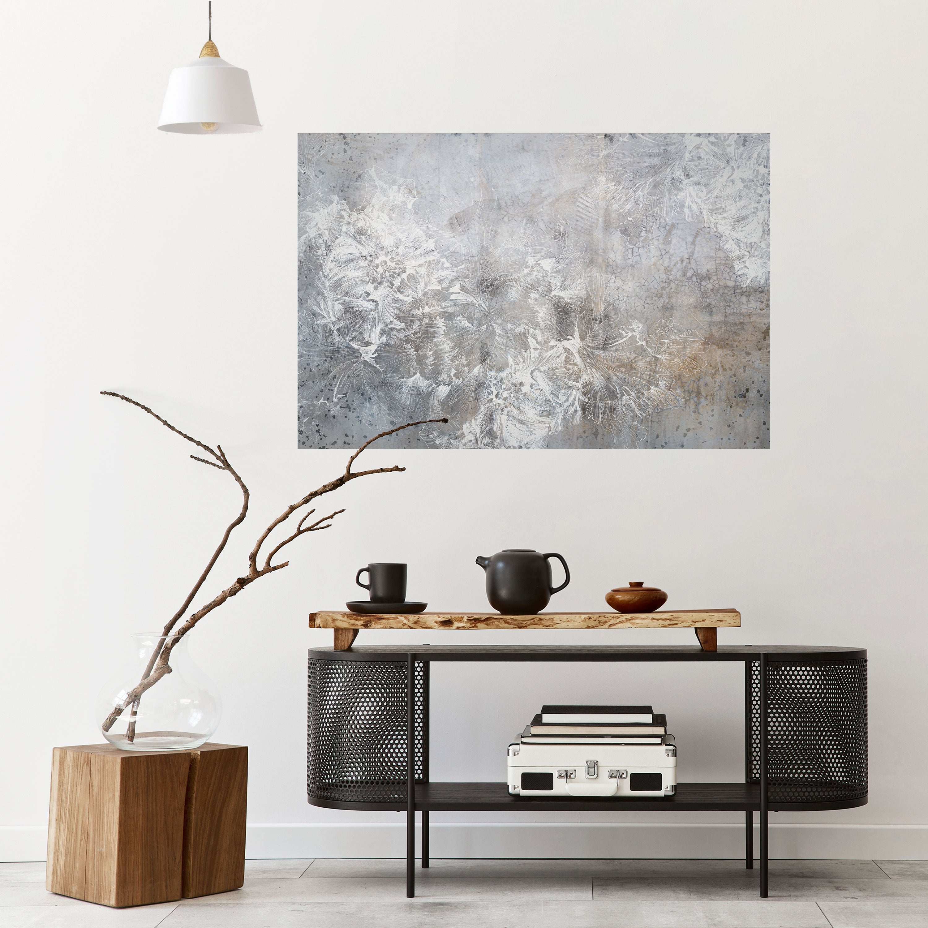 Affiche horizontale autocollante « WHISPER BLANC »