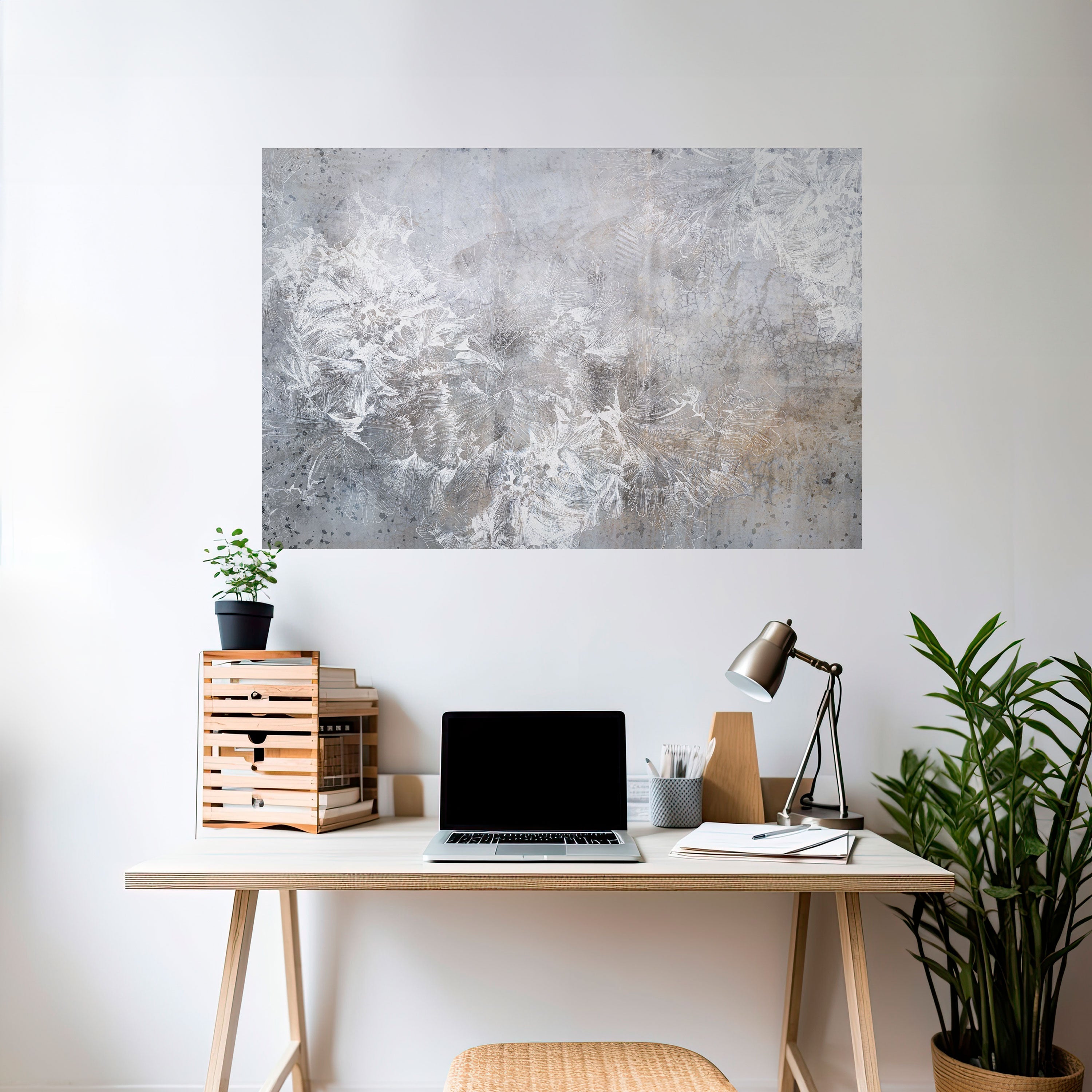 Affiche horizontale autocollante « WHISPER BLANC »