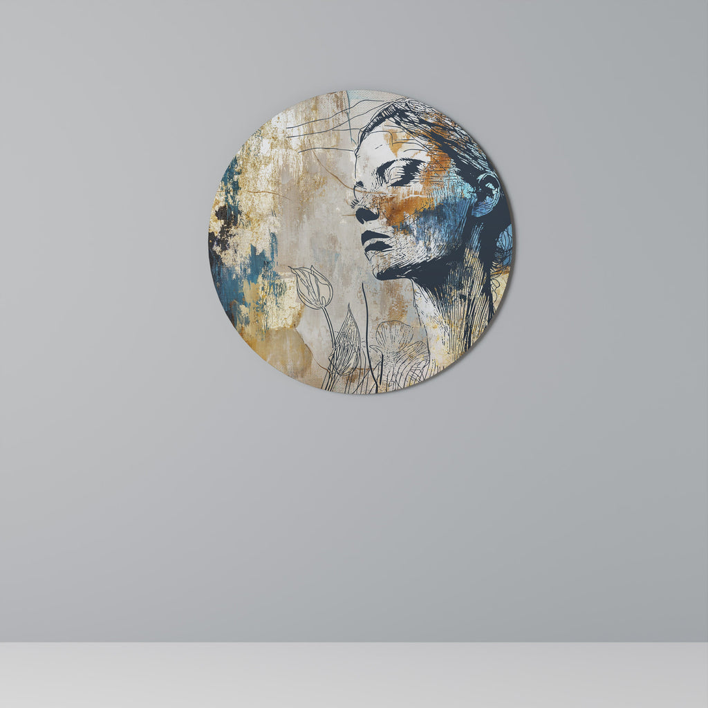 BRISER LE SILENCE Art mural rond