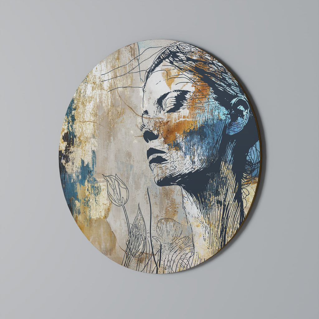 BRISER LE SILENCE Art mural rond