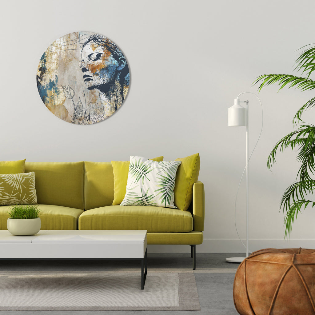 BRISER LE SILENCE Art mural rond