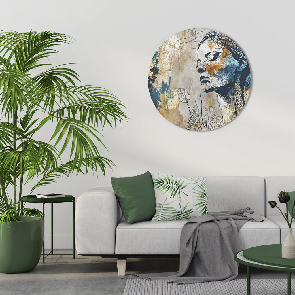 BRISER LE SILENCE Art mural rond