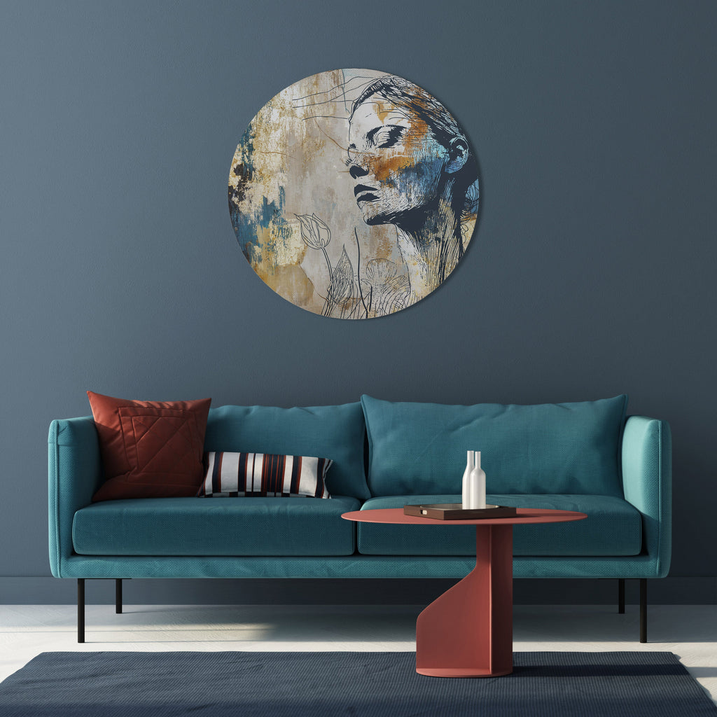 BRISER LE SILENCE Art mural rond