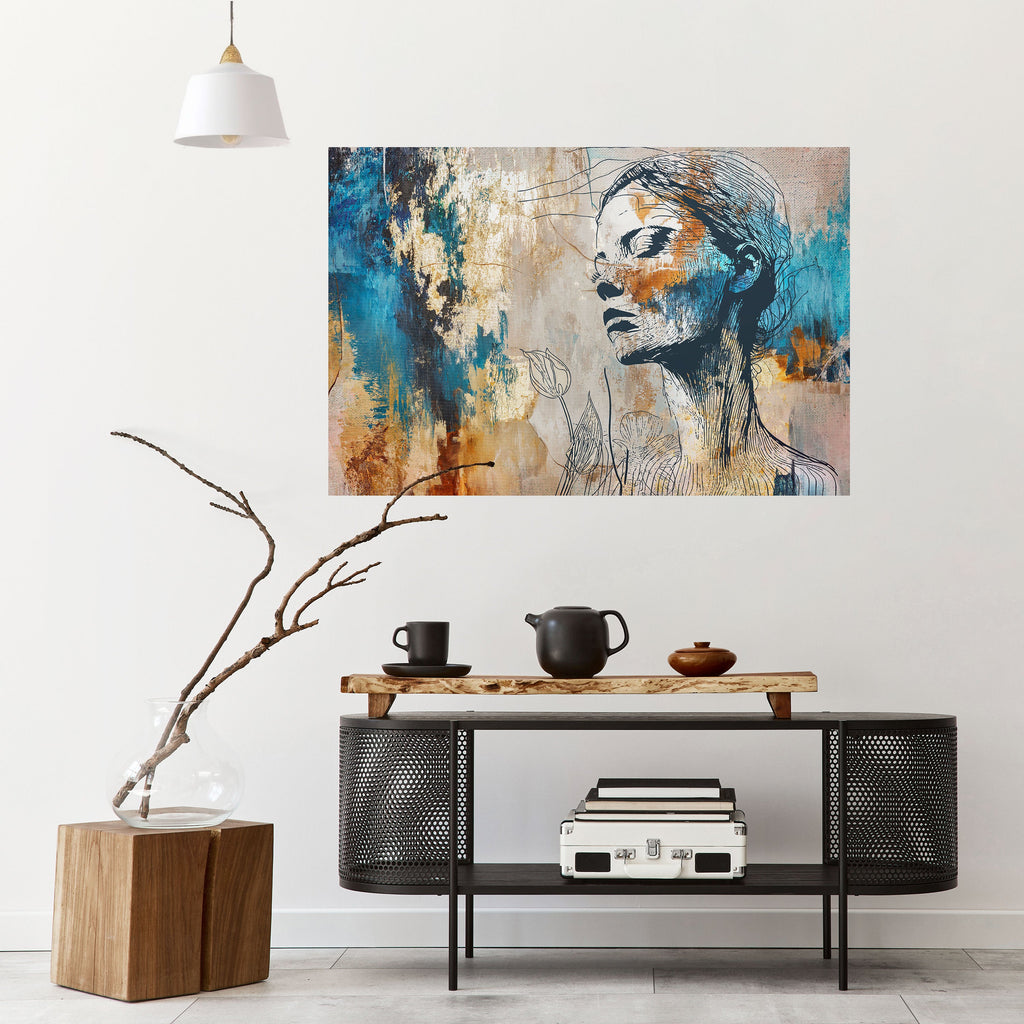 Affiche horizontale autocollante BREAK THE SILENCE