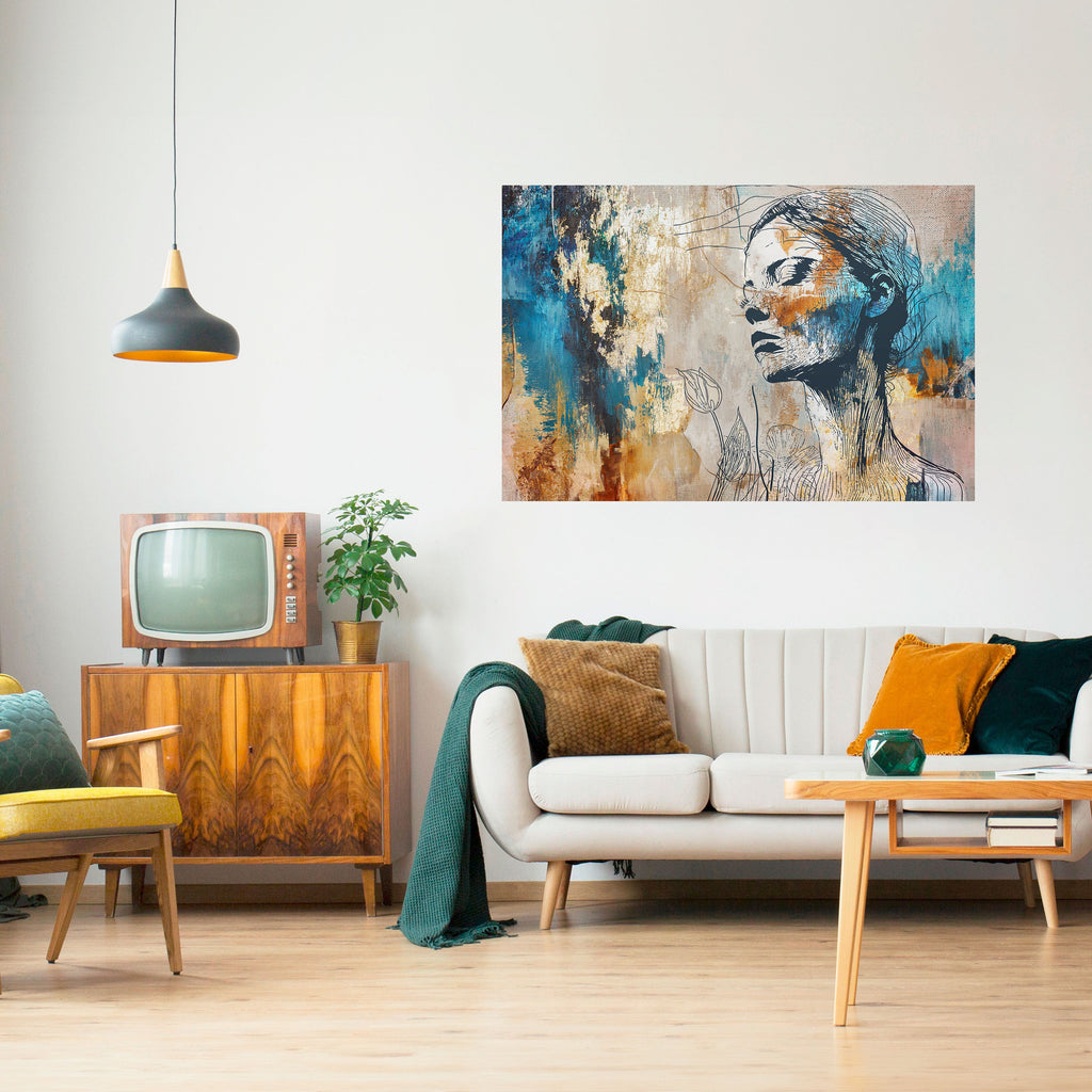 Affiche horizontale autocollante BREAK THE SILENCE