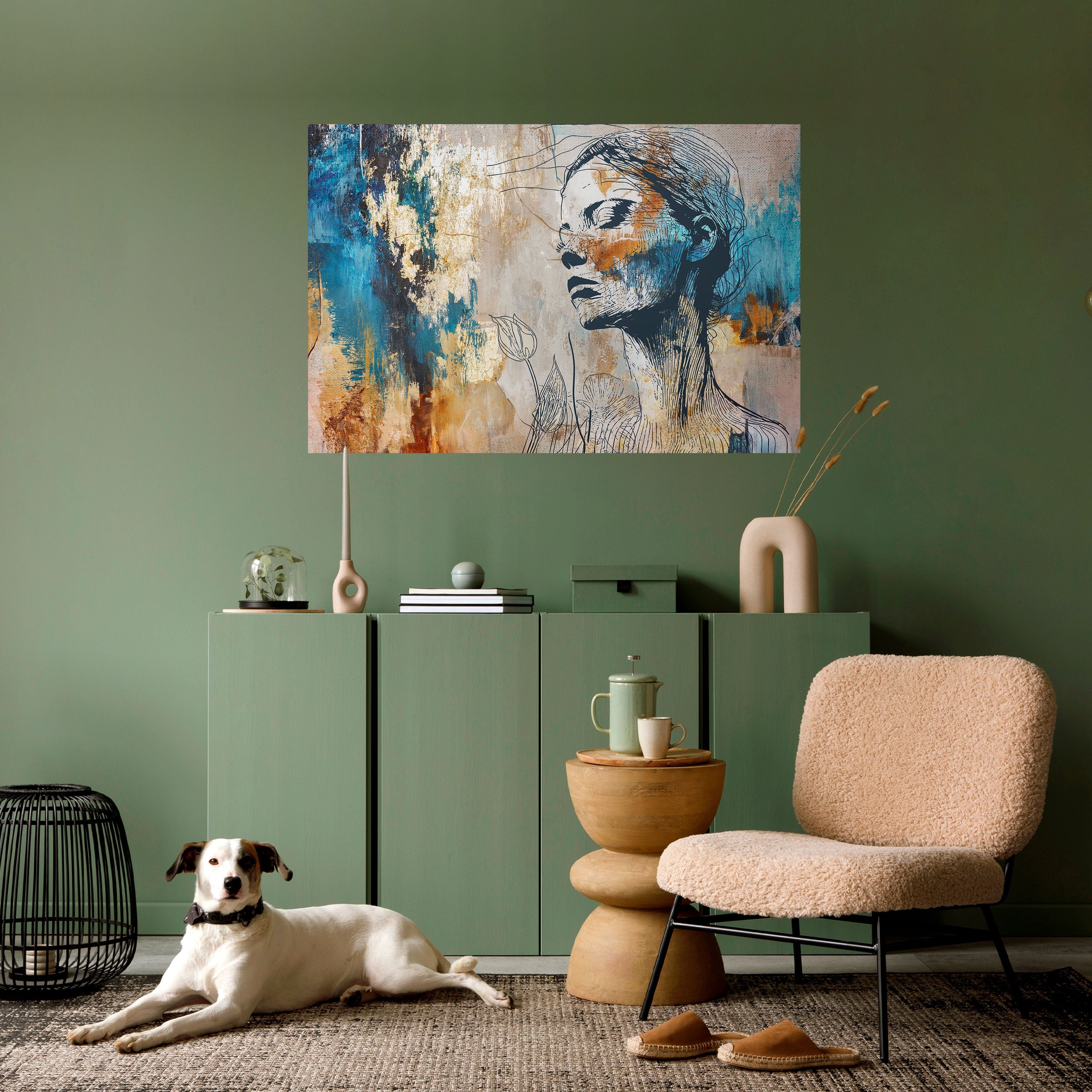 Affiche horizontale autocollante BREAK THE SILENCE