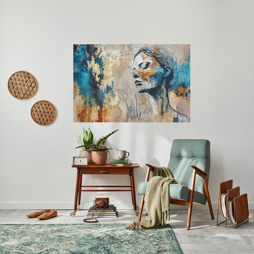 Affiche horizontale autocollante BREAK THE SILENCE