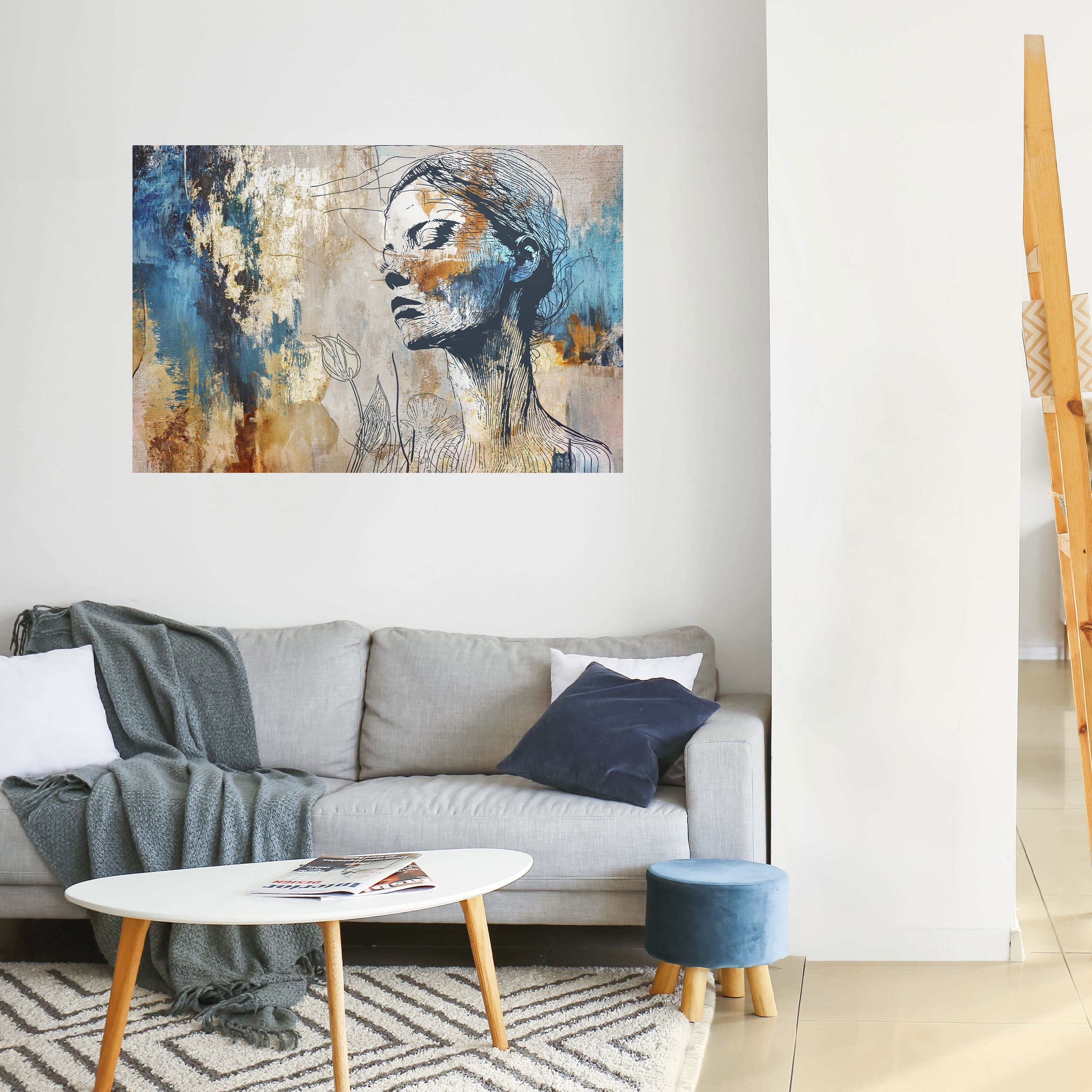 Affiche horizontale autocollante BREAK THE SILENCE